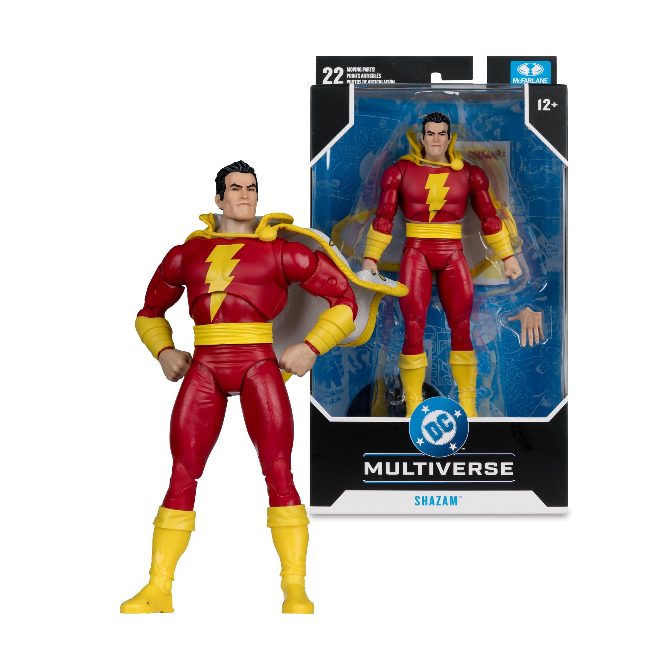 McFarlane DC Multiverse Shazam (Power of Shazam) 7in Action Figure | Ultra Articulation 3