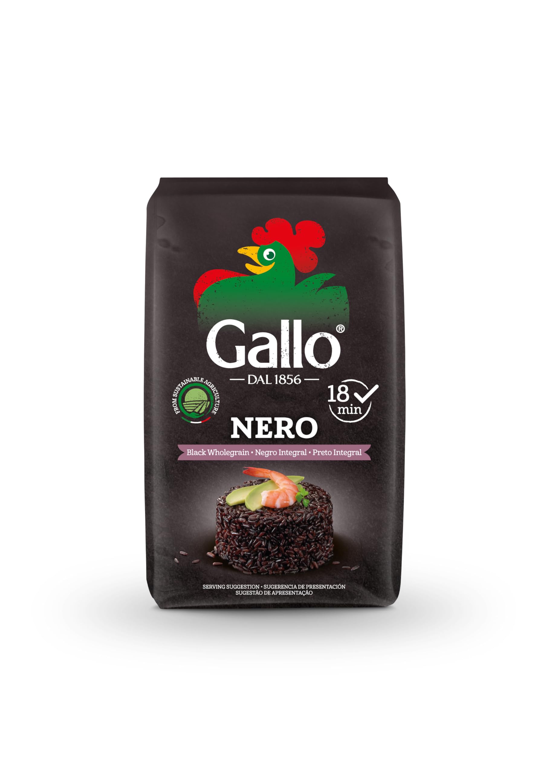 Riso Gallo - Nero Vegan Black Wholegrain Rice 1