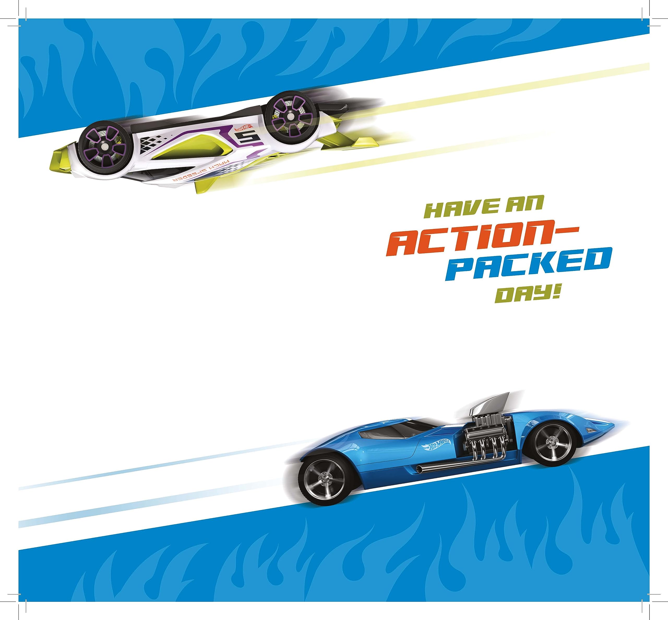 Danilo Promotions LTD Hot Wheels Grandson Birthday Card | 5x9 Inches | Officially Licensed