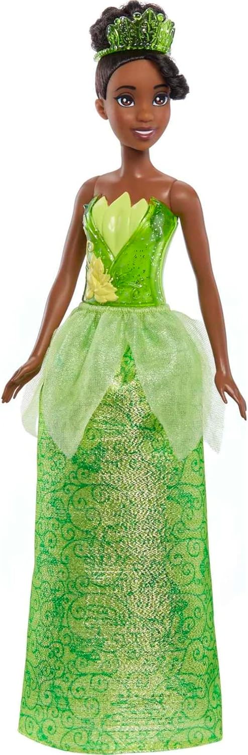Disney Princess Tiana Posable Fashion Doll - Sparkling Movie-Inspired Outfit, Ages 3+
