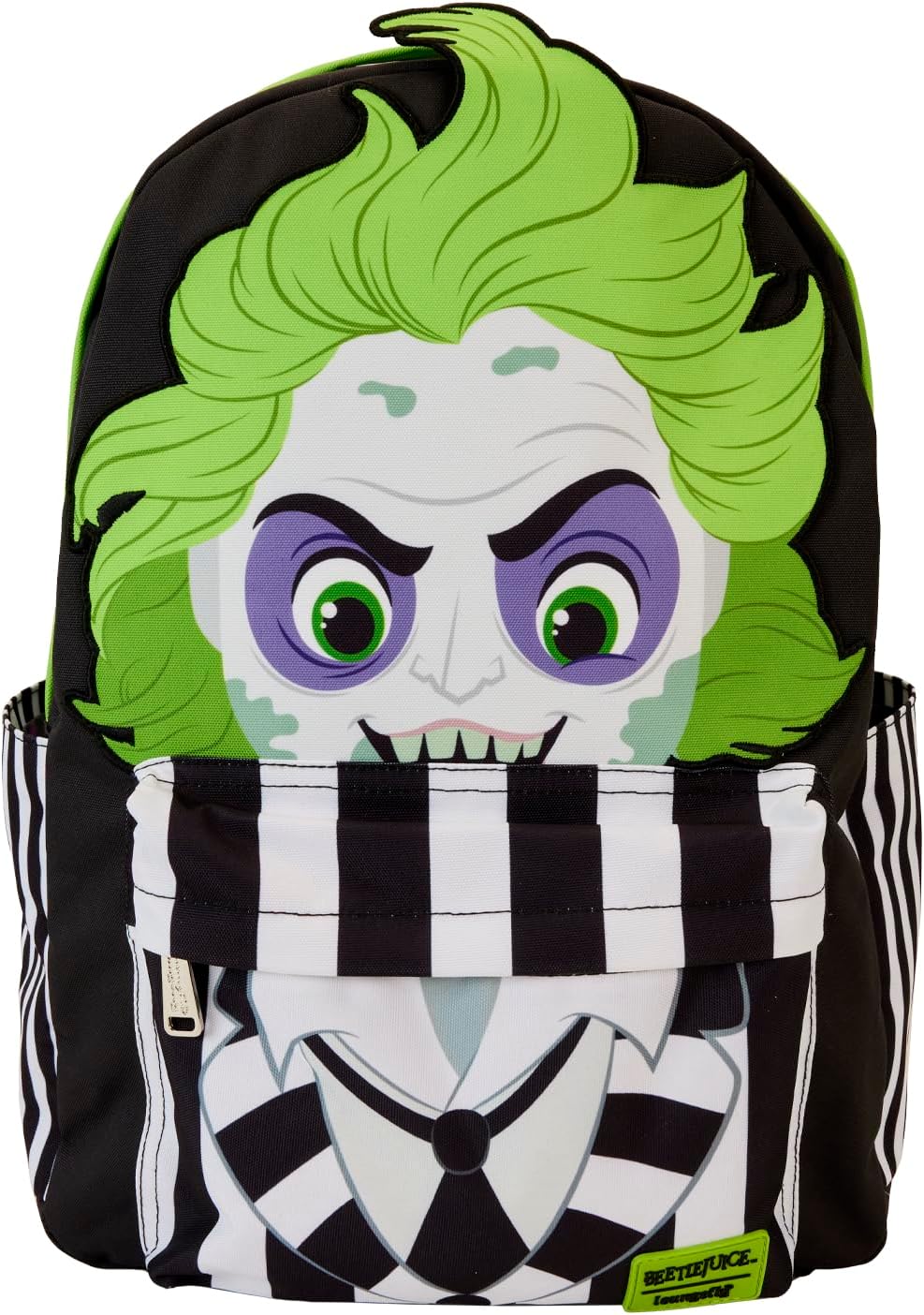 Loungefly Beetlejuice Striped Jacket Full-Size Backpack 5