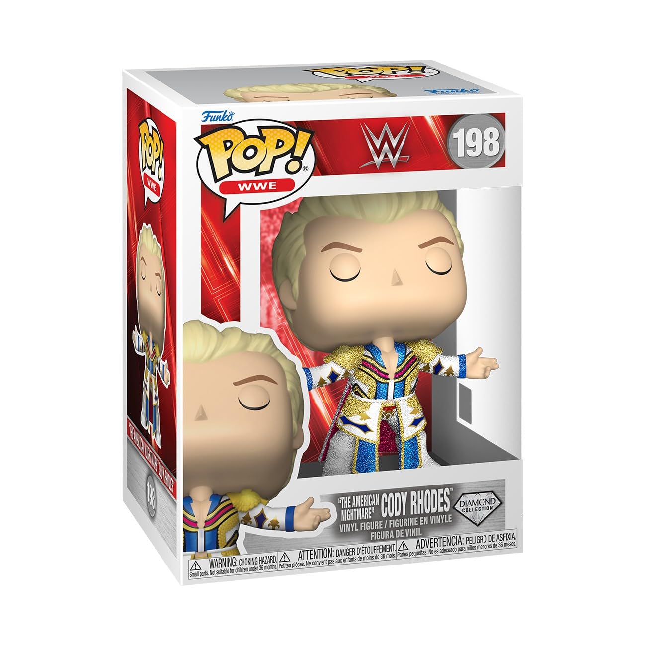 Funko POP! WWE: Cody Rhodes - The American Nightmare Collectable Vinyl Figure | Model 90534