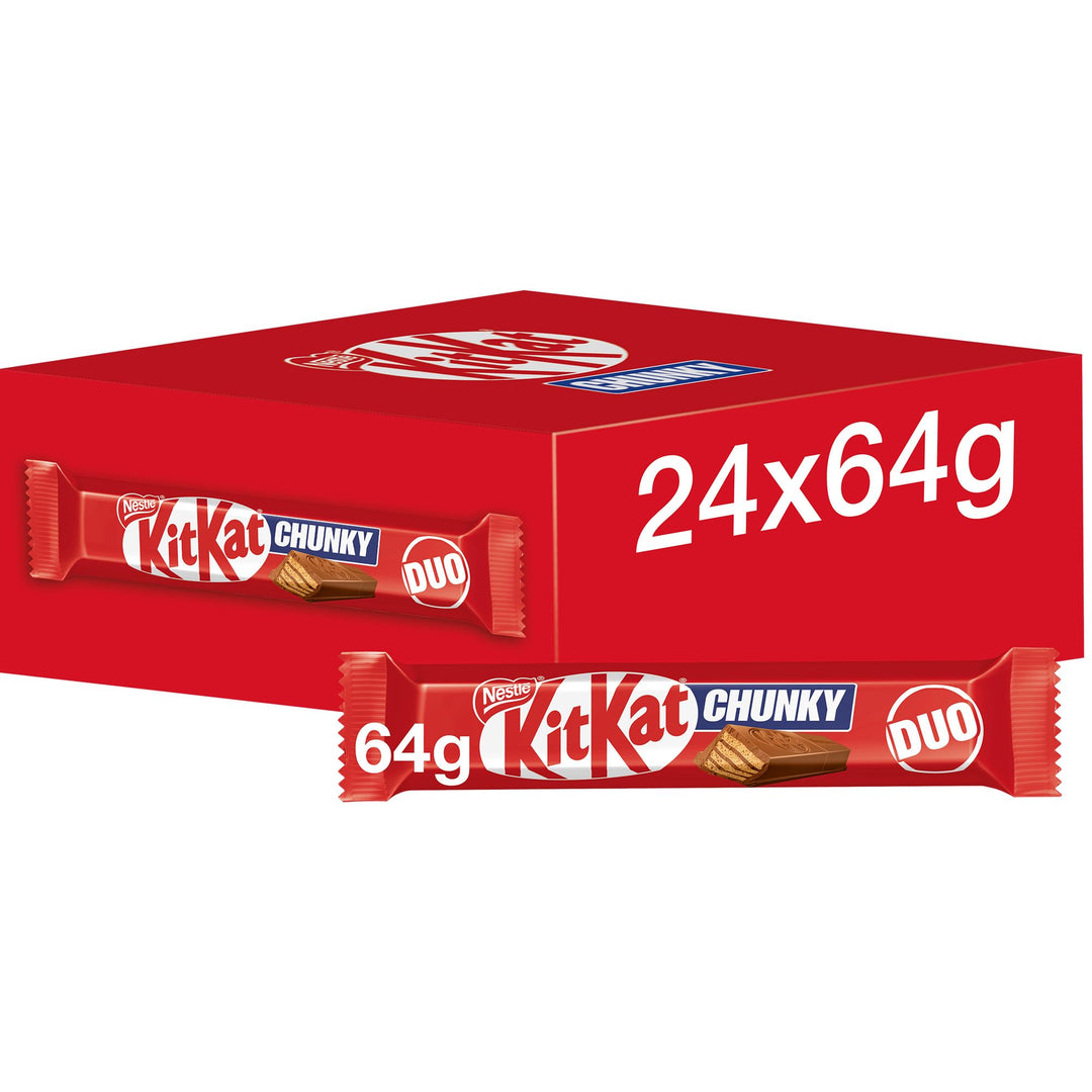 Kit Kat Chunky Duo Milk Chocolate Bars, 24 x 64 g