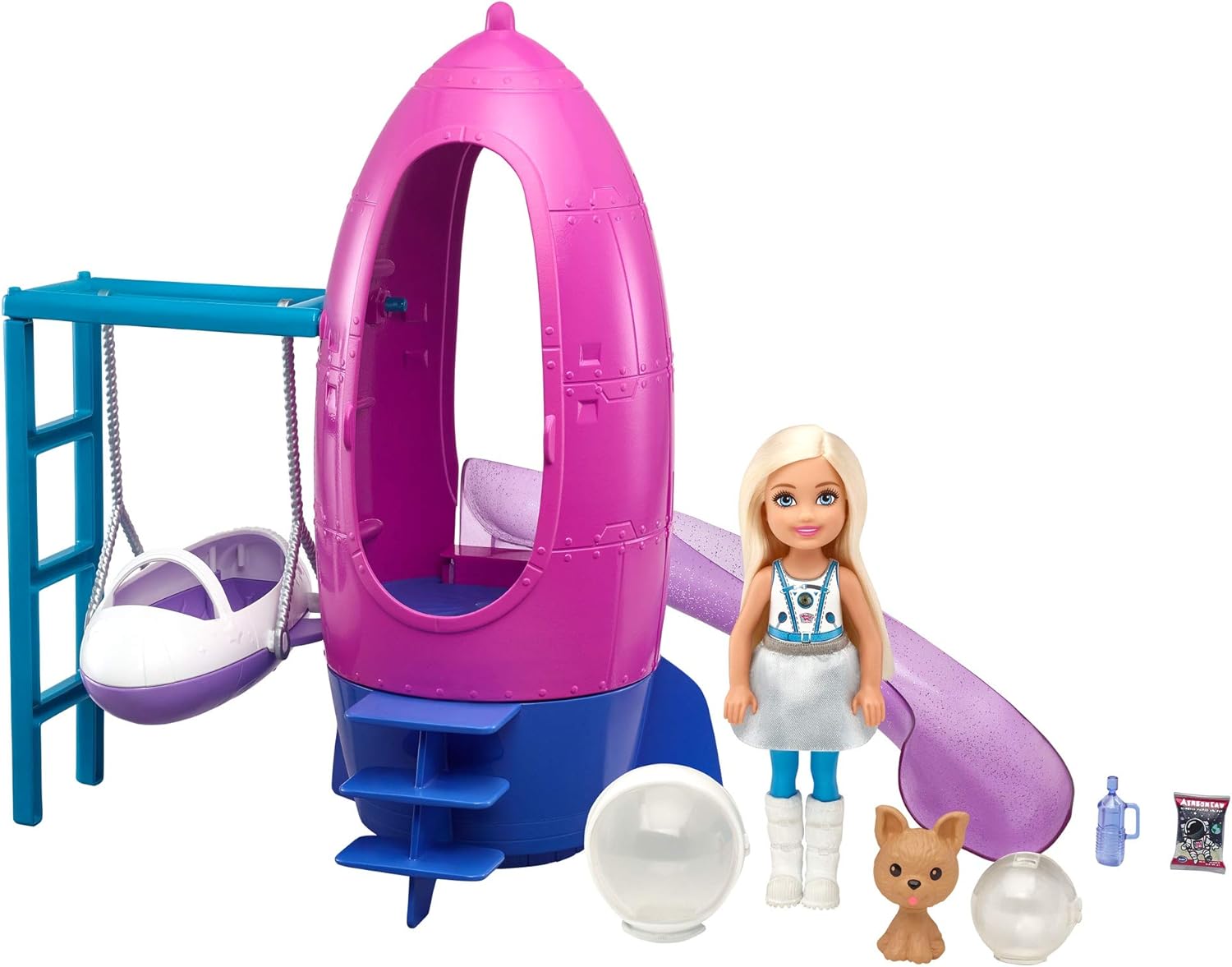 Barbie Space Discovery Chelsea Doll & Rocket Ship Playset with Puppy - Ages 3 to 7 1