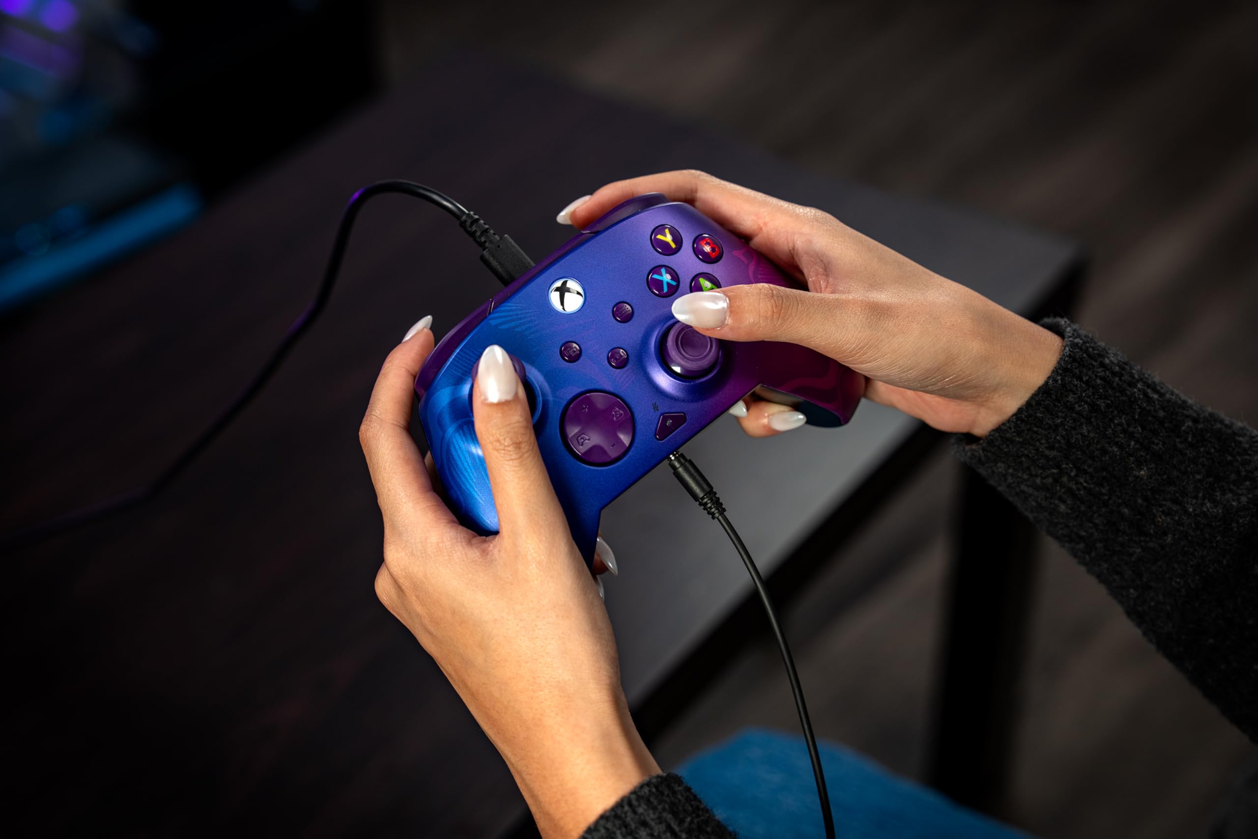 Turtle Beach Rematch Advanced Wired Gaming Controller - Purple Fade | Xbox/PC Accessory 8