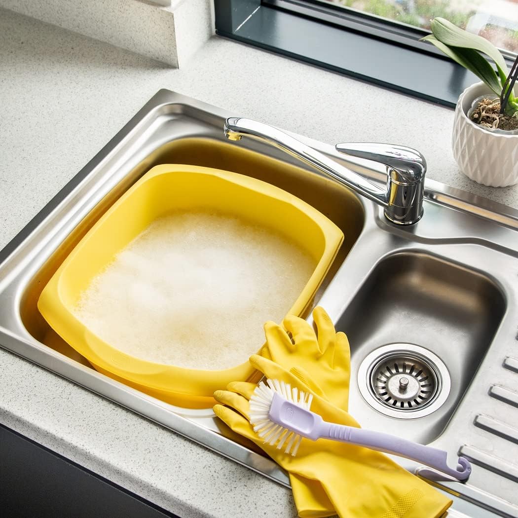 Addis - 9.5L Large Rectangular Bowl Yellow 10