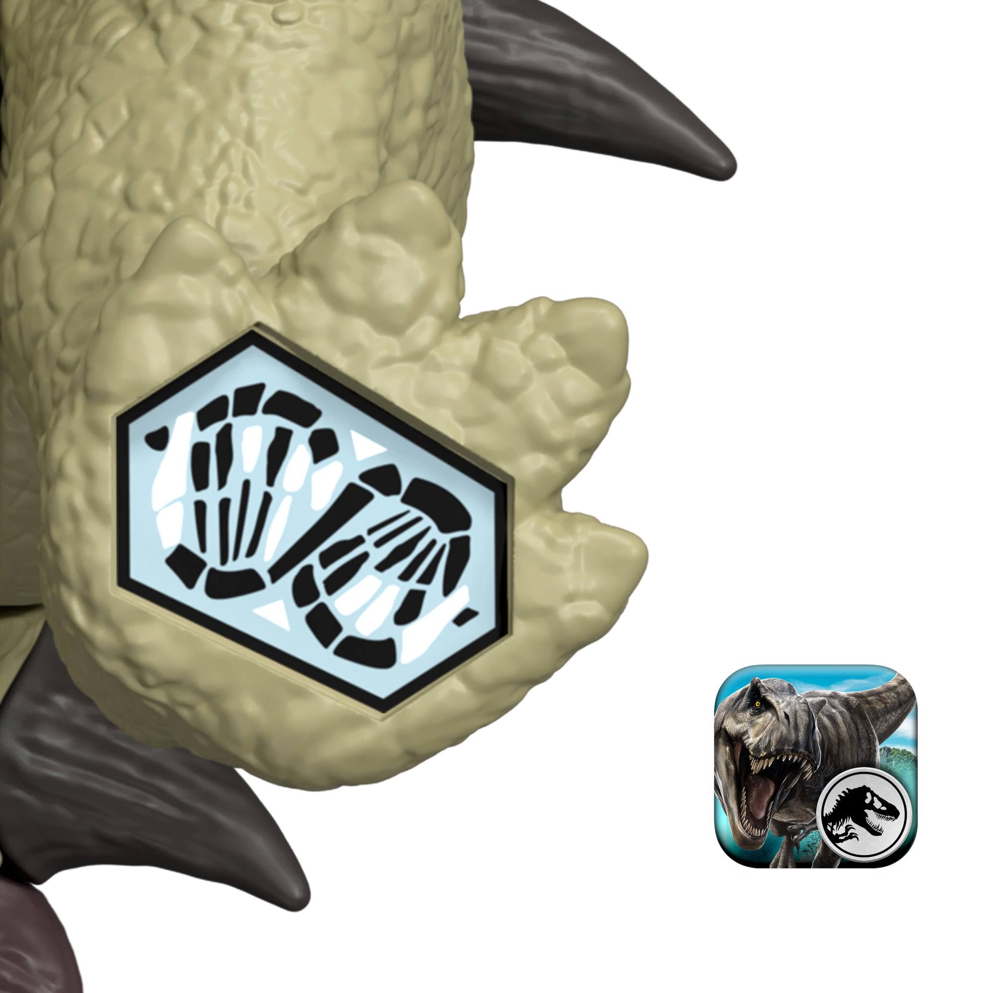 Mattel Jurassic World Rebirth Wild Roar Ankylosaurus Dinosaur Toy | Posable | Attack & Roar | Ages 4+ 5