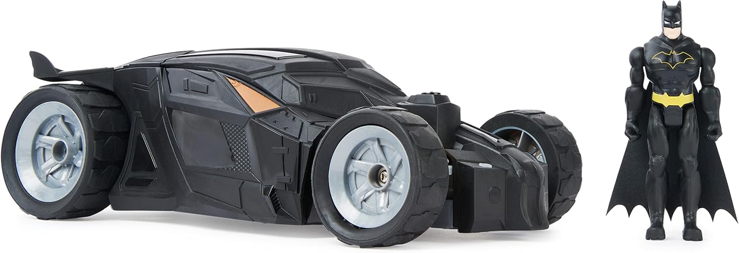 DC Comics Batman Batmobile Remote Control Car - 1:20 Scale, Includes 10 cm Batman Figure 2