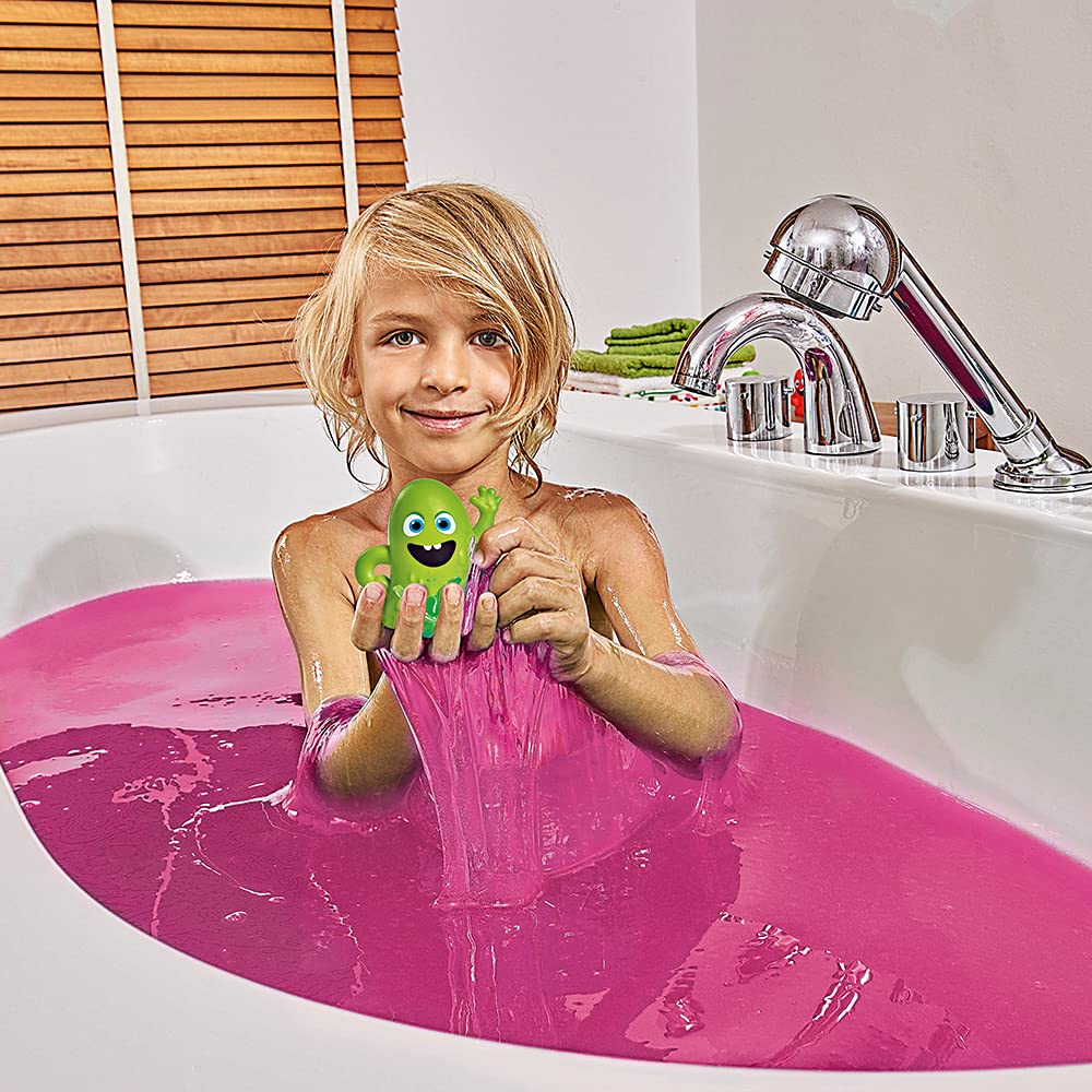 Zimpli Kids Eco Glitter Slime Baff Pink - 1 Bath or 4 Play Uses, Magically Turns Water into Slime 2