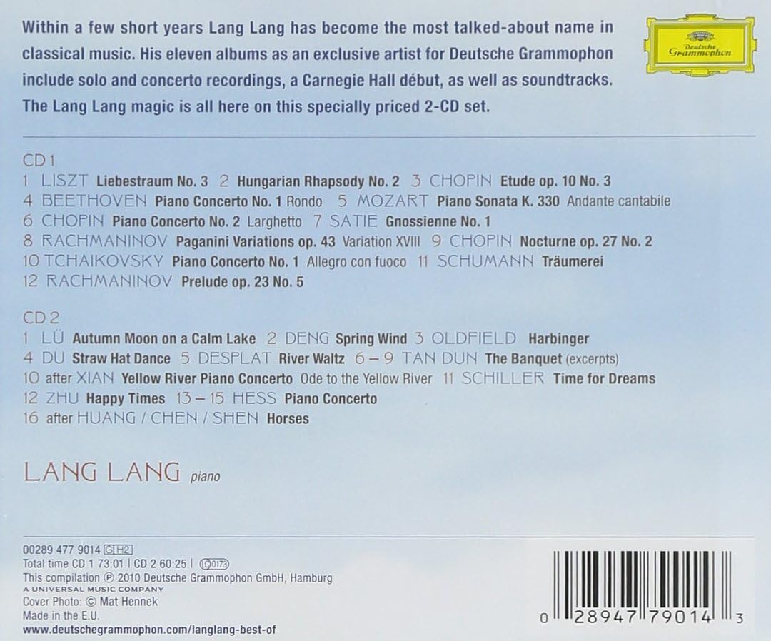 Lang Lang - Best of Lang Lang Audio CD