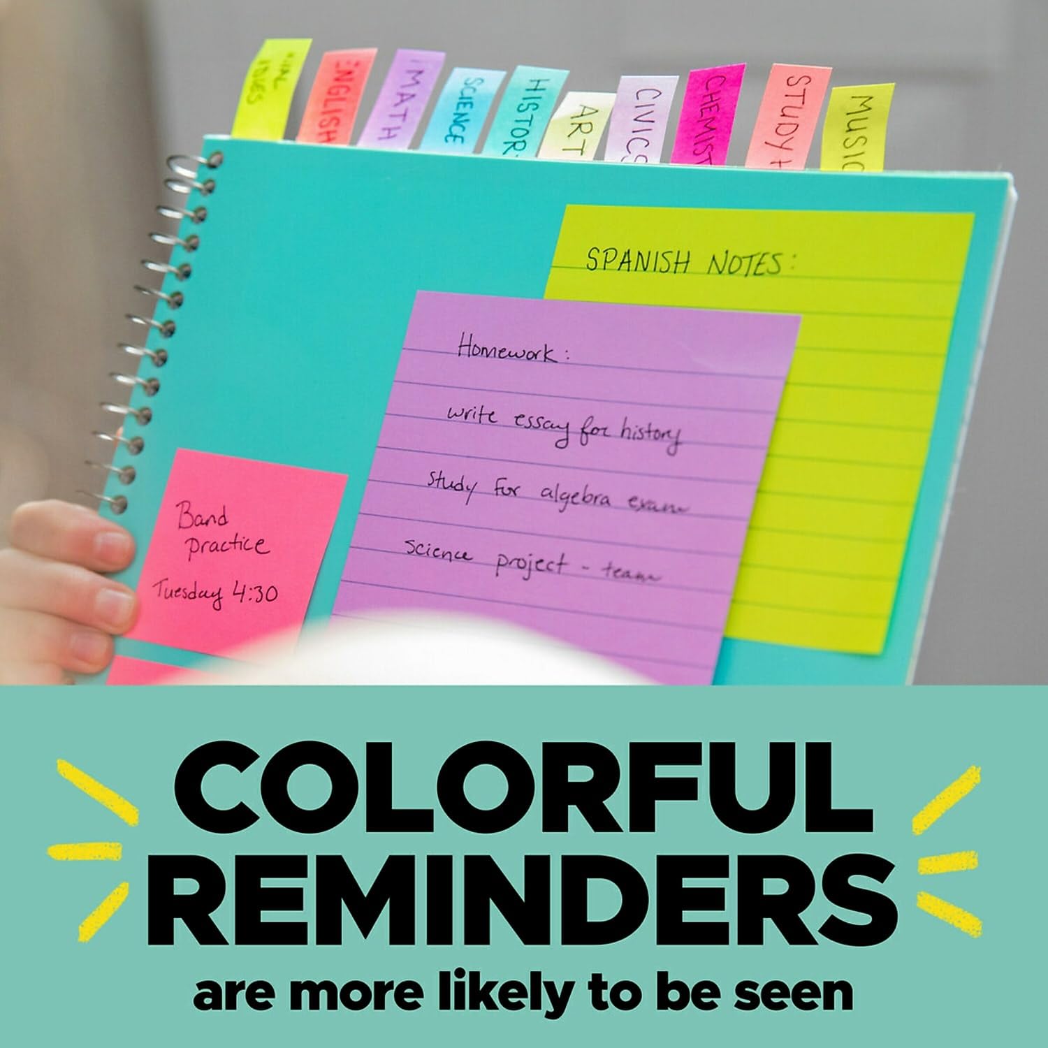 Post-it Flags 6835CBEU Page Flags - 5 Bright Colors, 100 Flags Total in Portable Dispenser 6