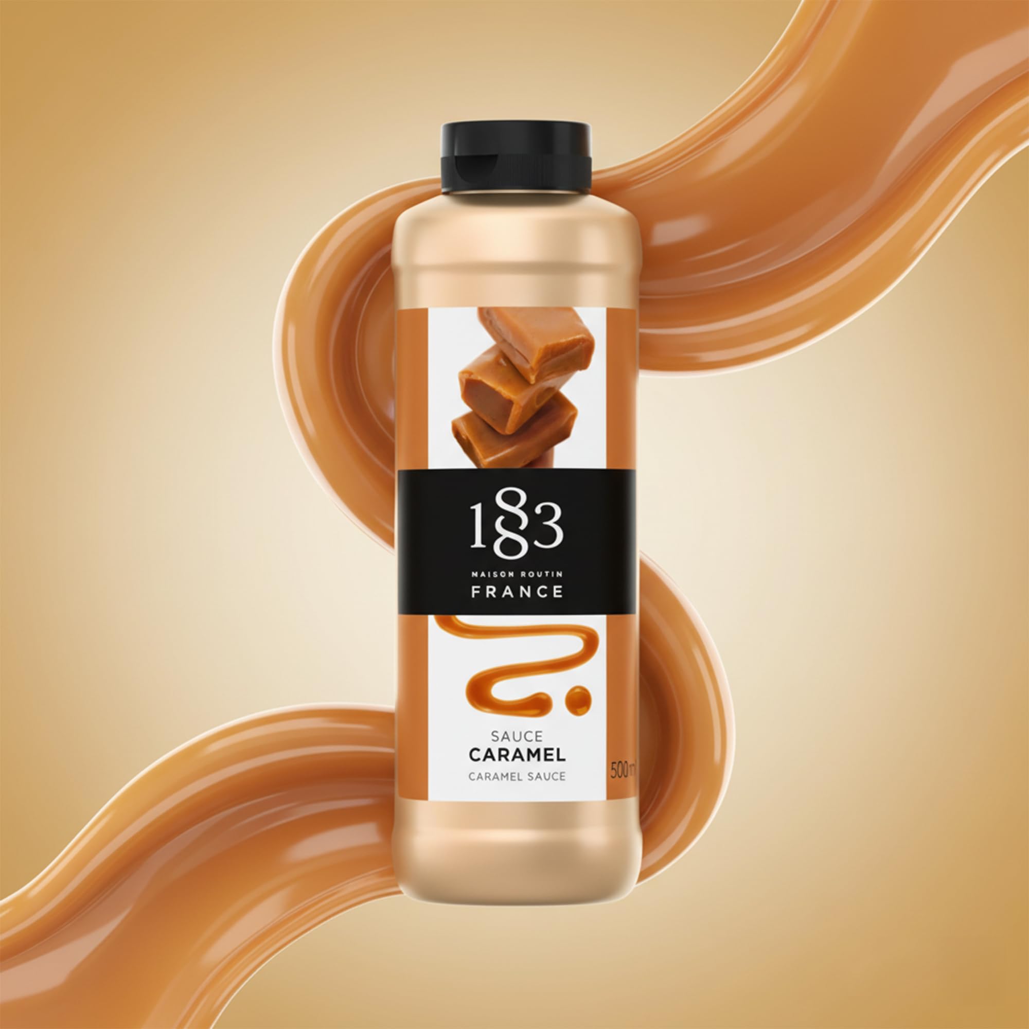 1883 Maison Routin Caramel Sauce - Smooth, Buttery Flavor | 500ml 5