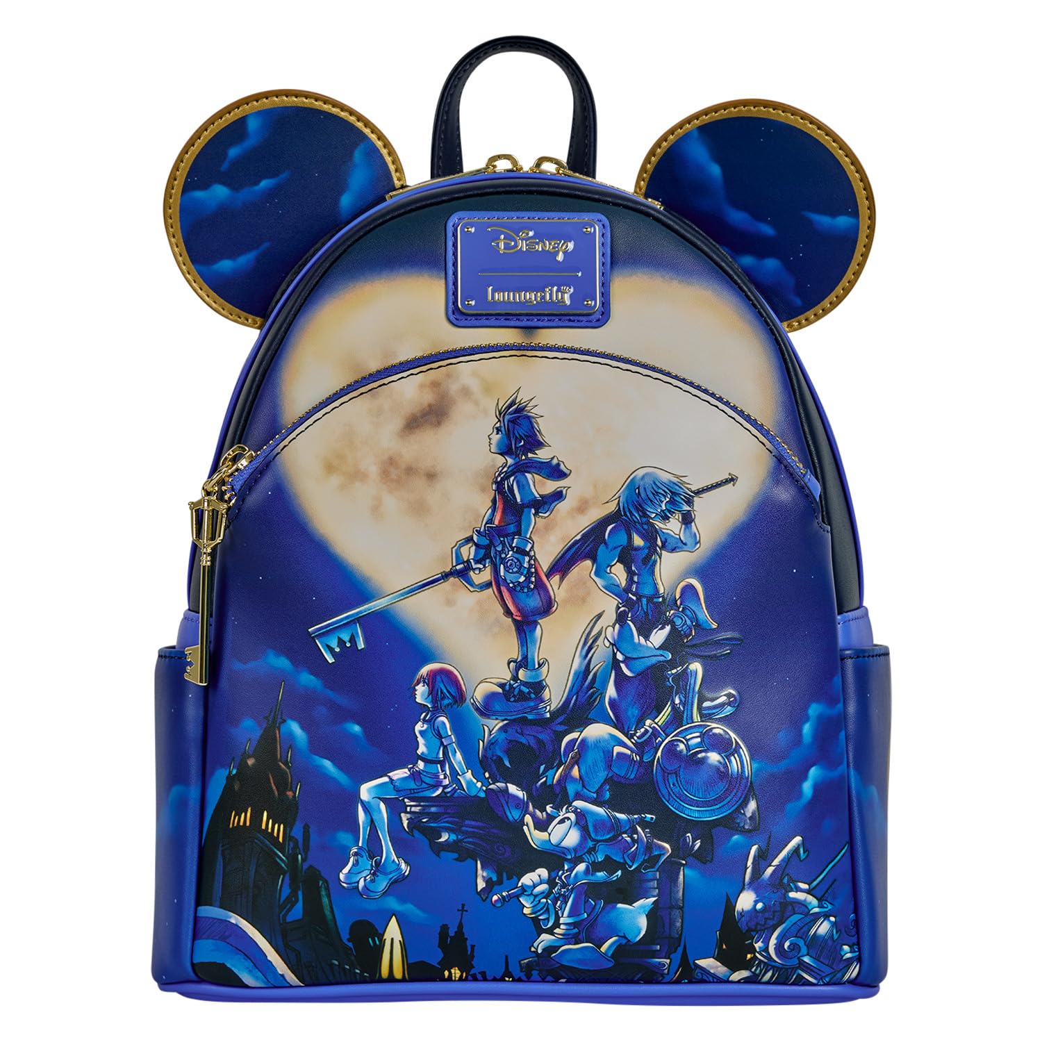 Funko Loungefly Walt Disney Kingdom Hearts Mickey Mouse Mini Backpack | Faux Leather | Multicolor 1