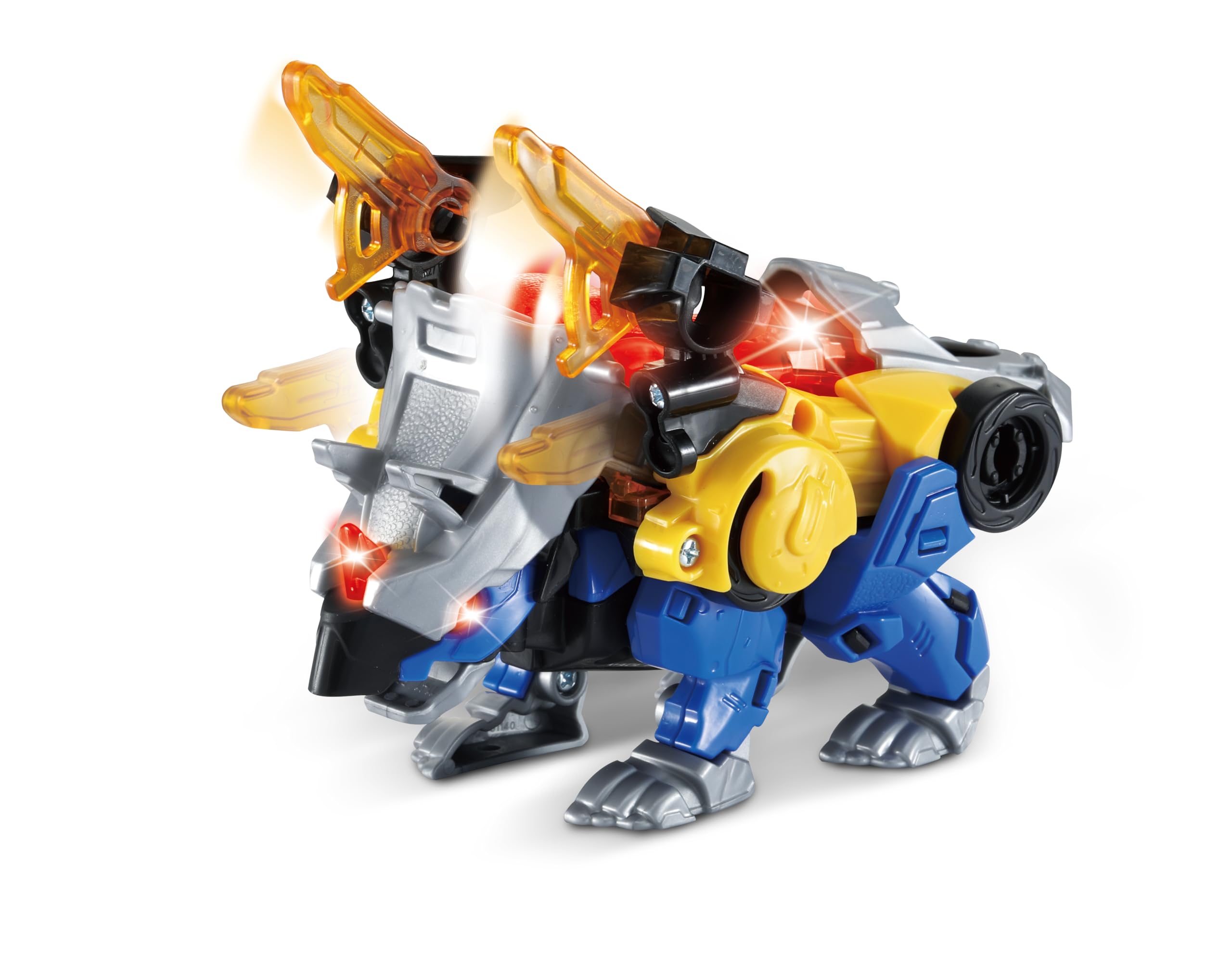VTech Switch & Go Dinos Thorn The Triceratops Action Figure - 2-in-1 Dino & Car Transforming Toy 2