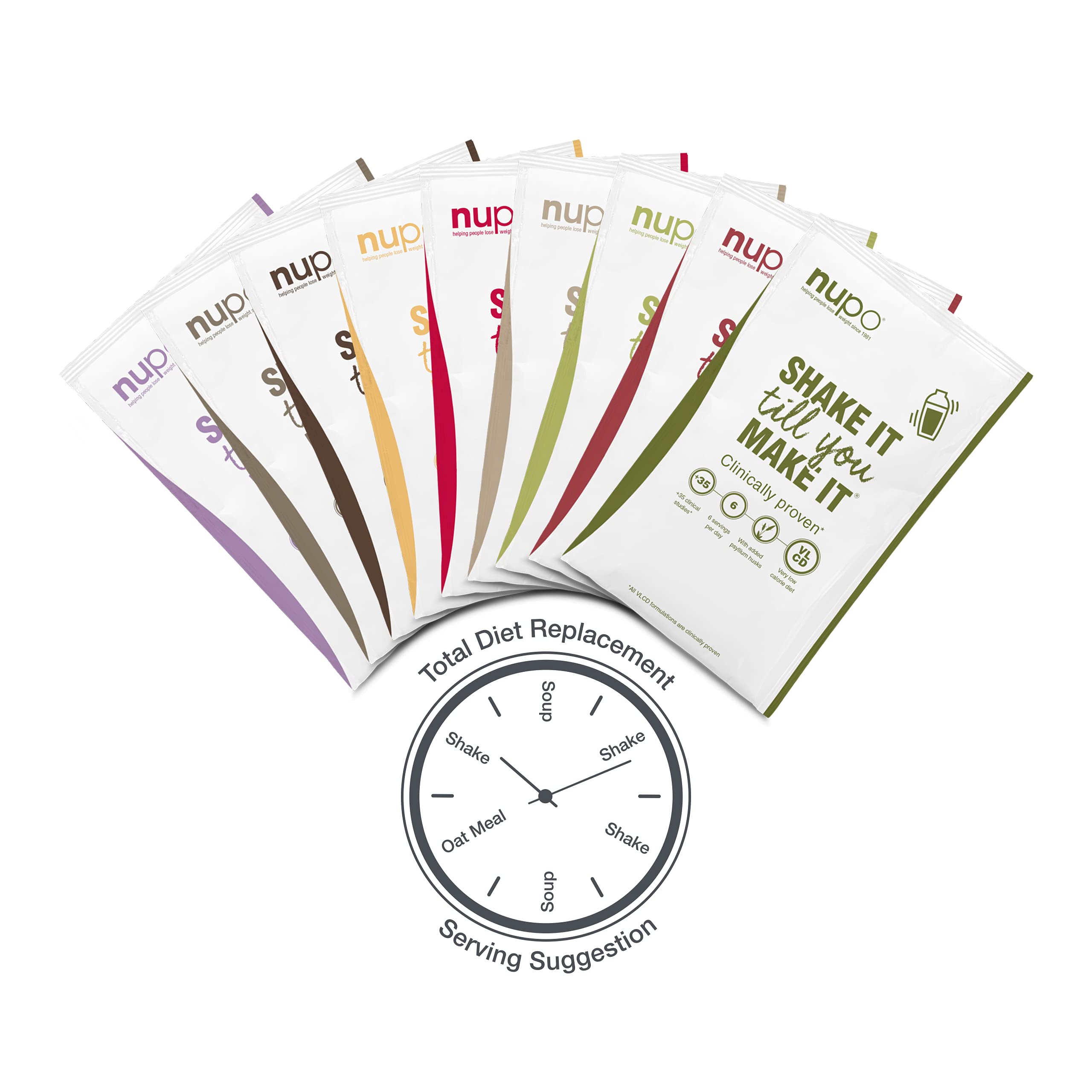 NUPO Diet Meal Replacement Gluten Free Vegetable Soup (12 Servings) 2