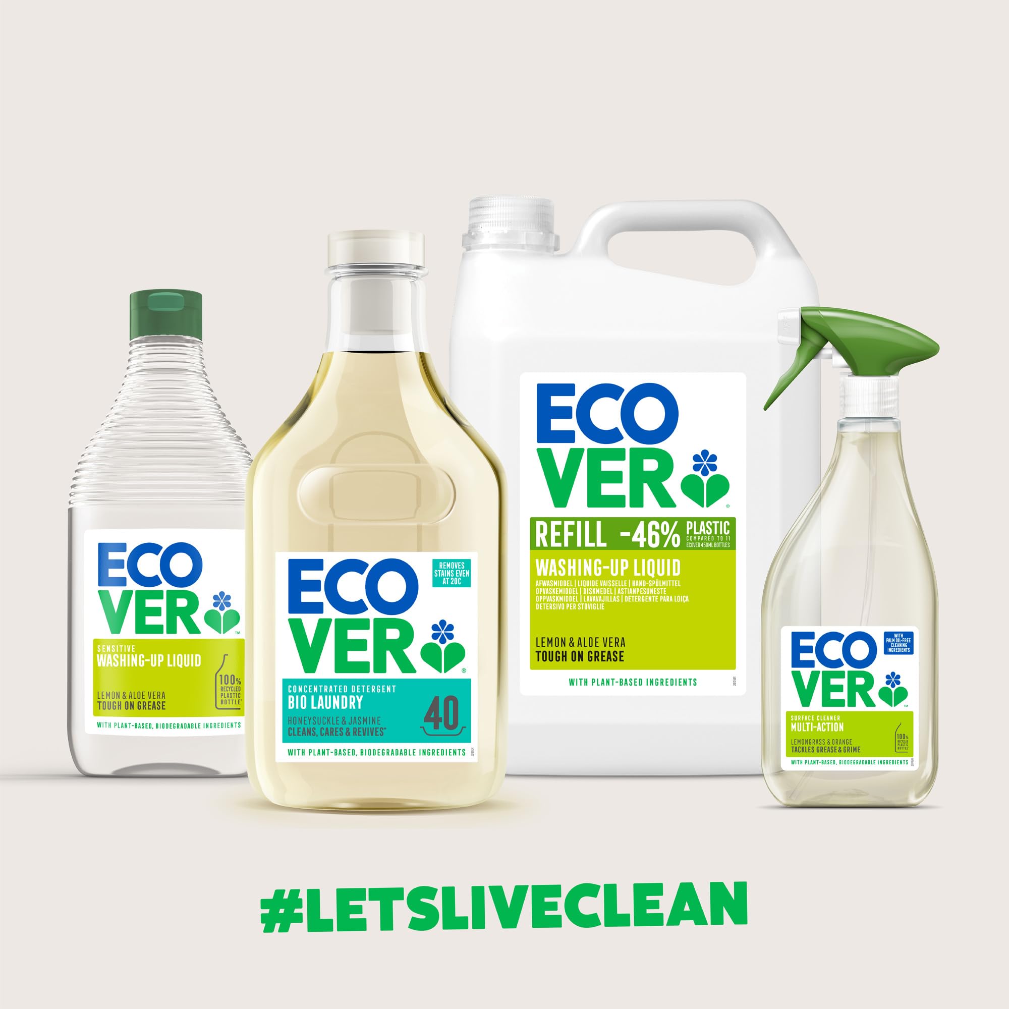 Ecover Concentrated Colour Liquid Laundry Detergent - 1.43 l, Apple Blossom & Freesia Scent 5