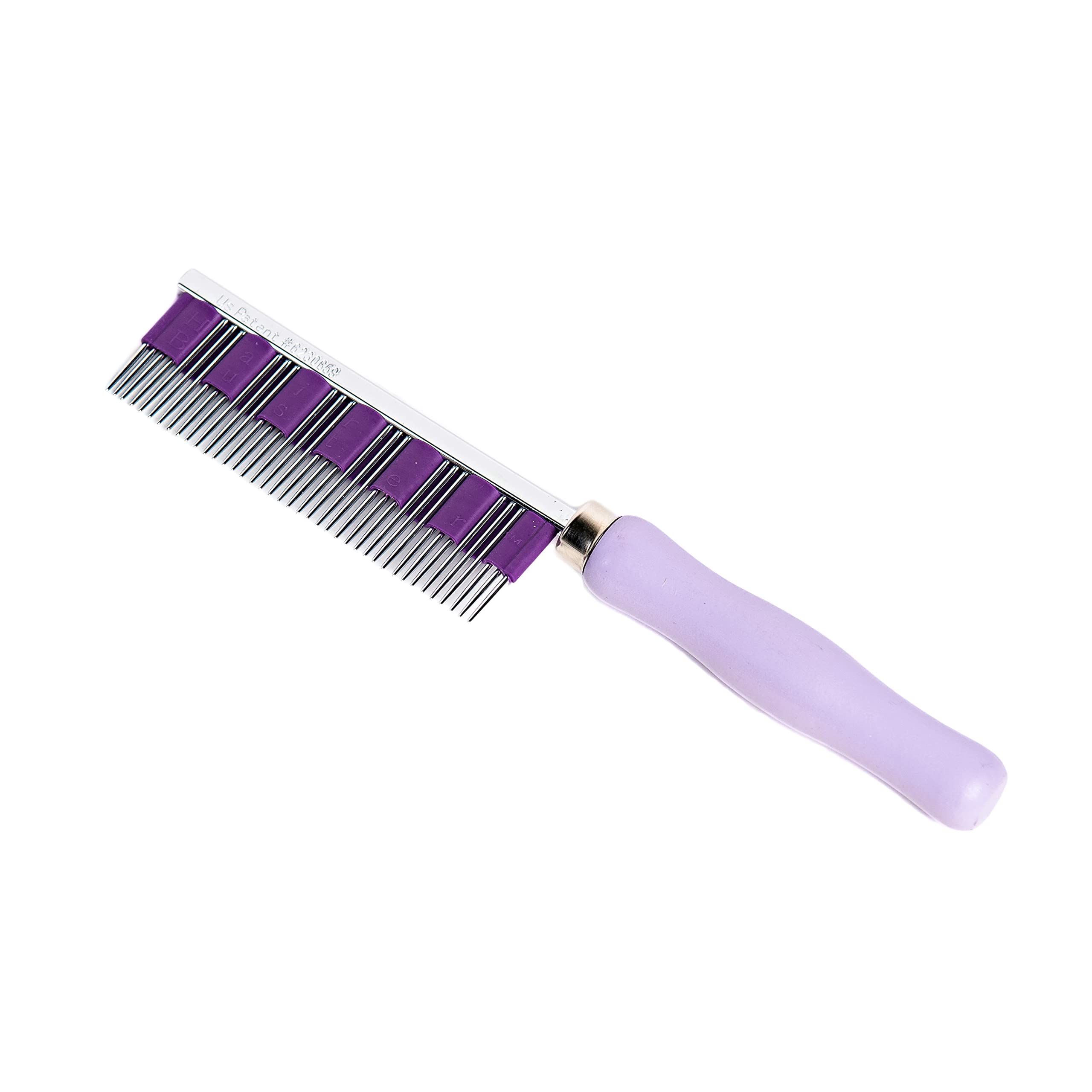 SMALL PET SELECT Hair Buster Comb - Removes Loose Hair | Ideal for Small Pets | Purple/Pink 1