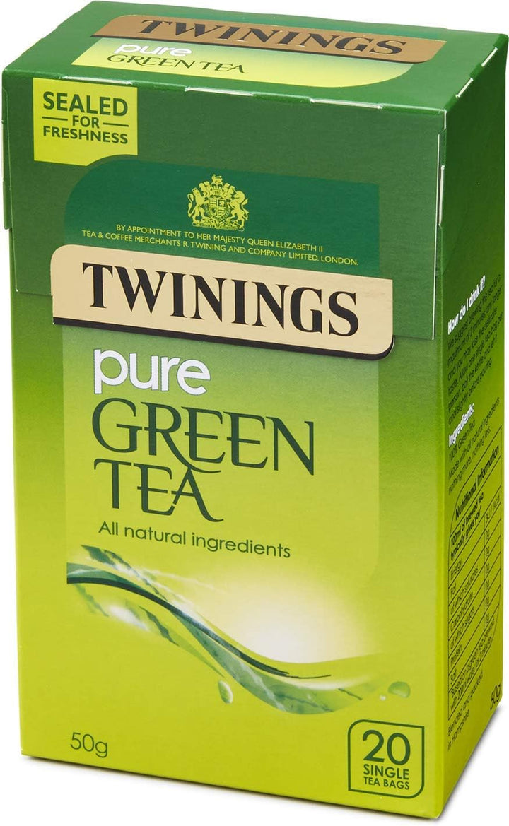 Twinings Pure Green Tea 80 Tea Bags (4 x 20 Tea Bags)