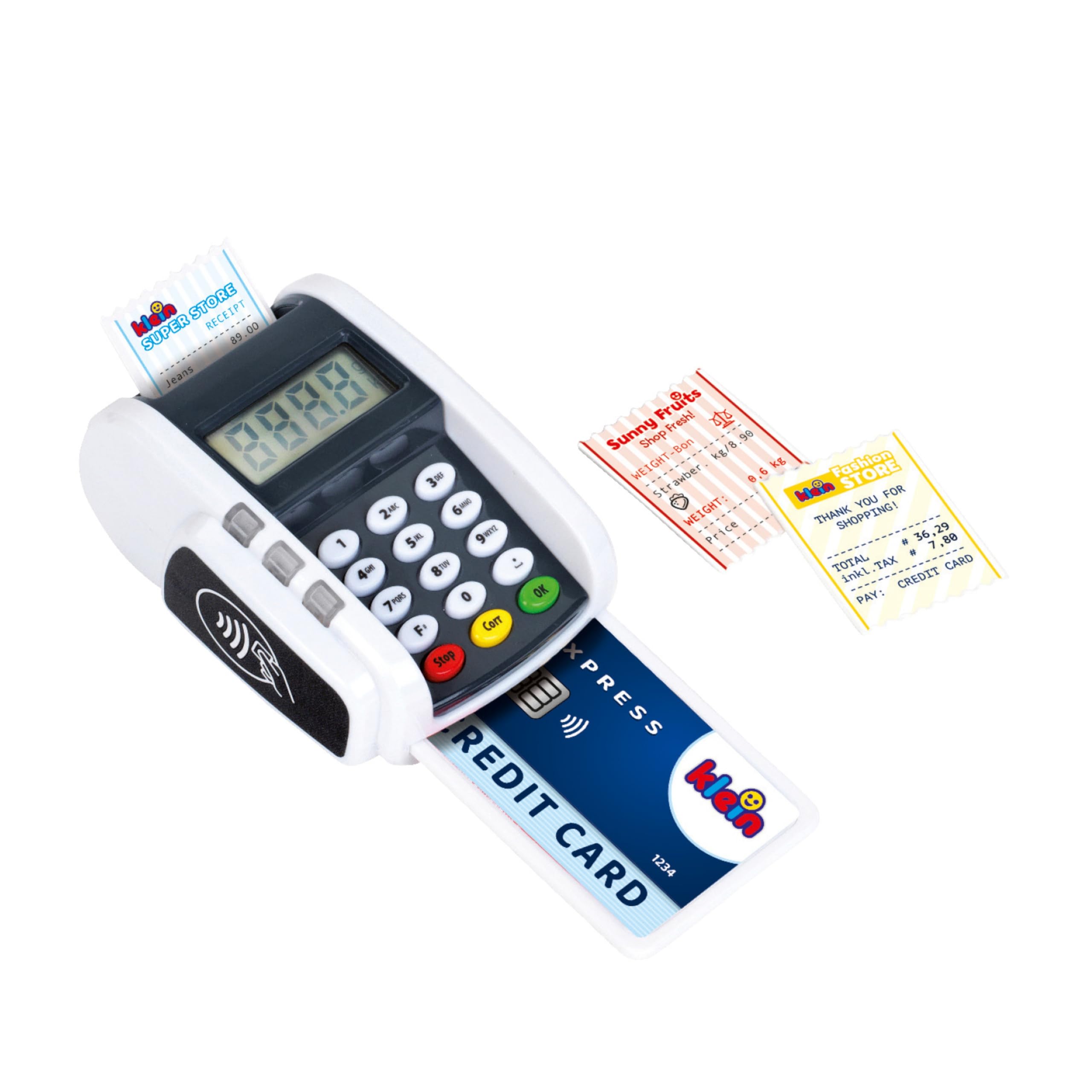 Theo Klein 9333 Pay Terminal with Light & Sound - Toy Cash Register Accessory 11