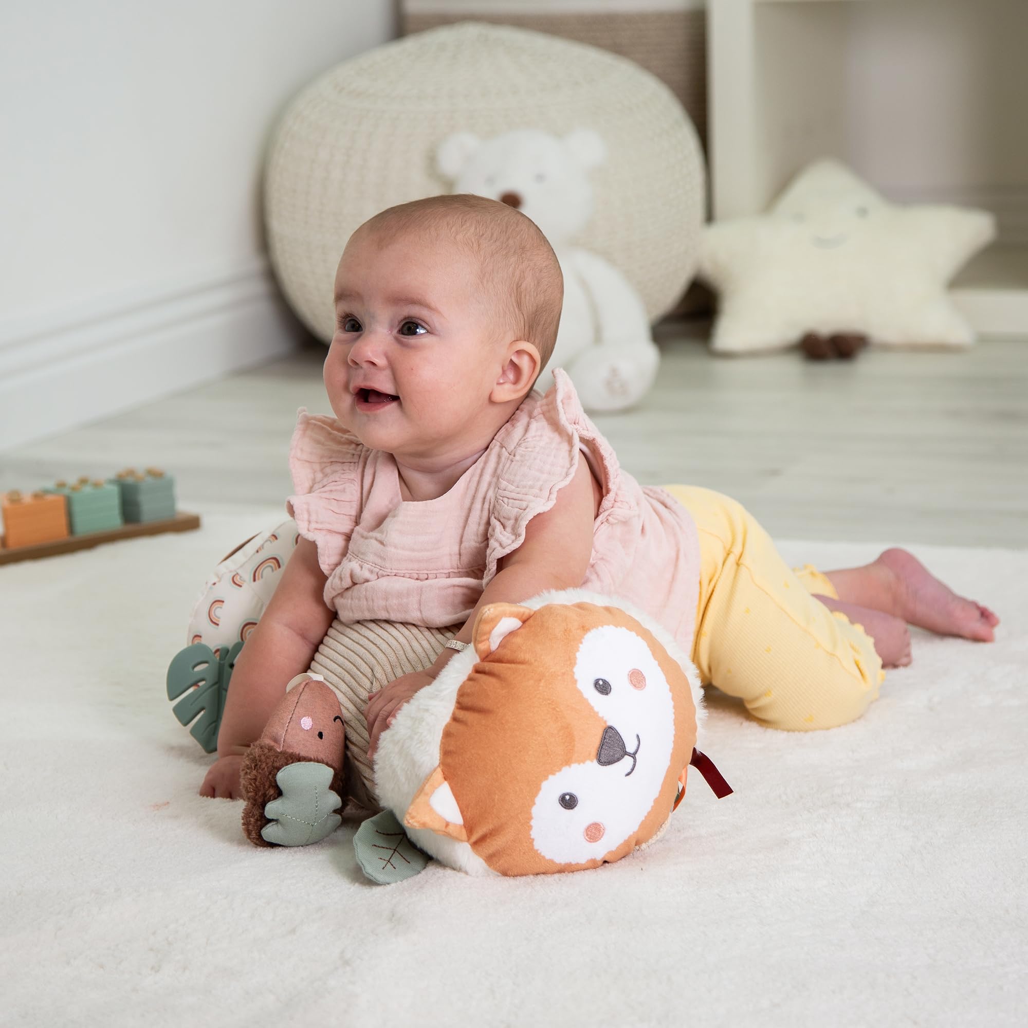 Red Kite Tummy Time Roller - Woodland Walks, Sensory Play for Babies 4