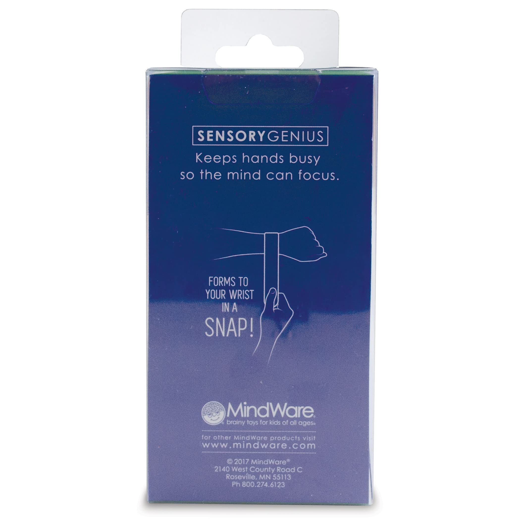 MindWare Sensy Band - Tactile Stimulation for Focus | Ages 5+ | Orange