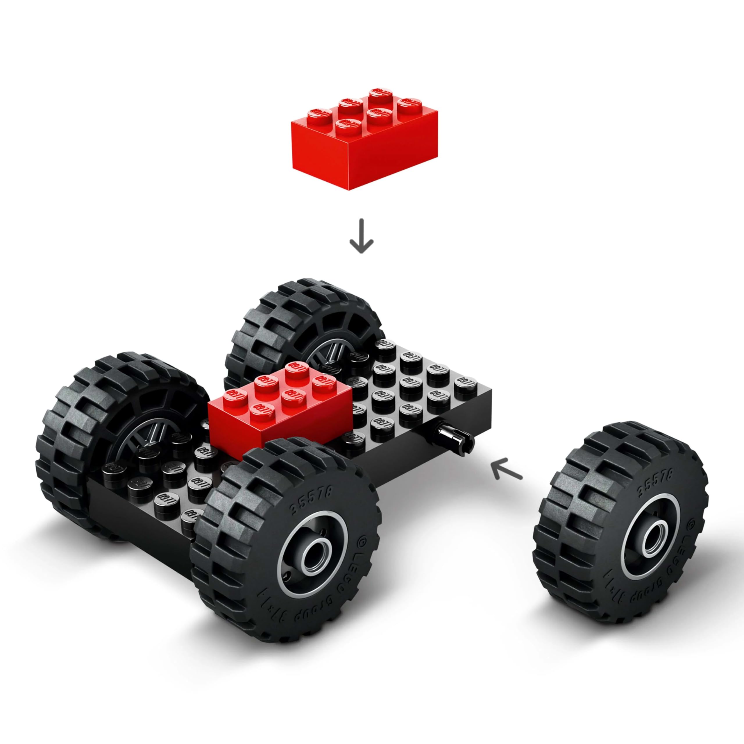 LEGO City Gelber Bau-Radlader – Bauset für Kinder ab 4 Jahren
