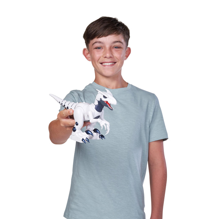 Robo Alive Dino Raptor Robotic Toy by ZURU - Electronic Dinosaur for Kids 3+