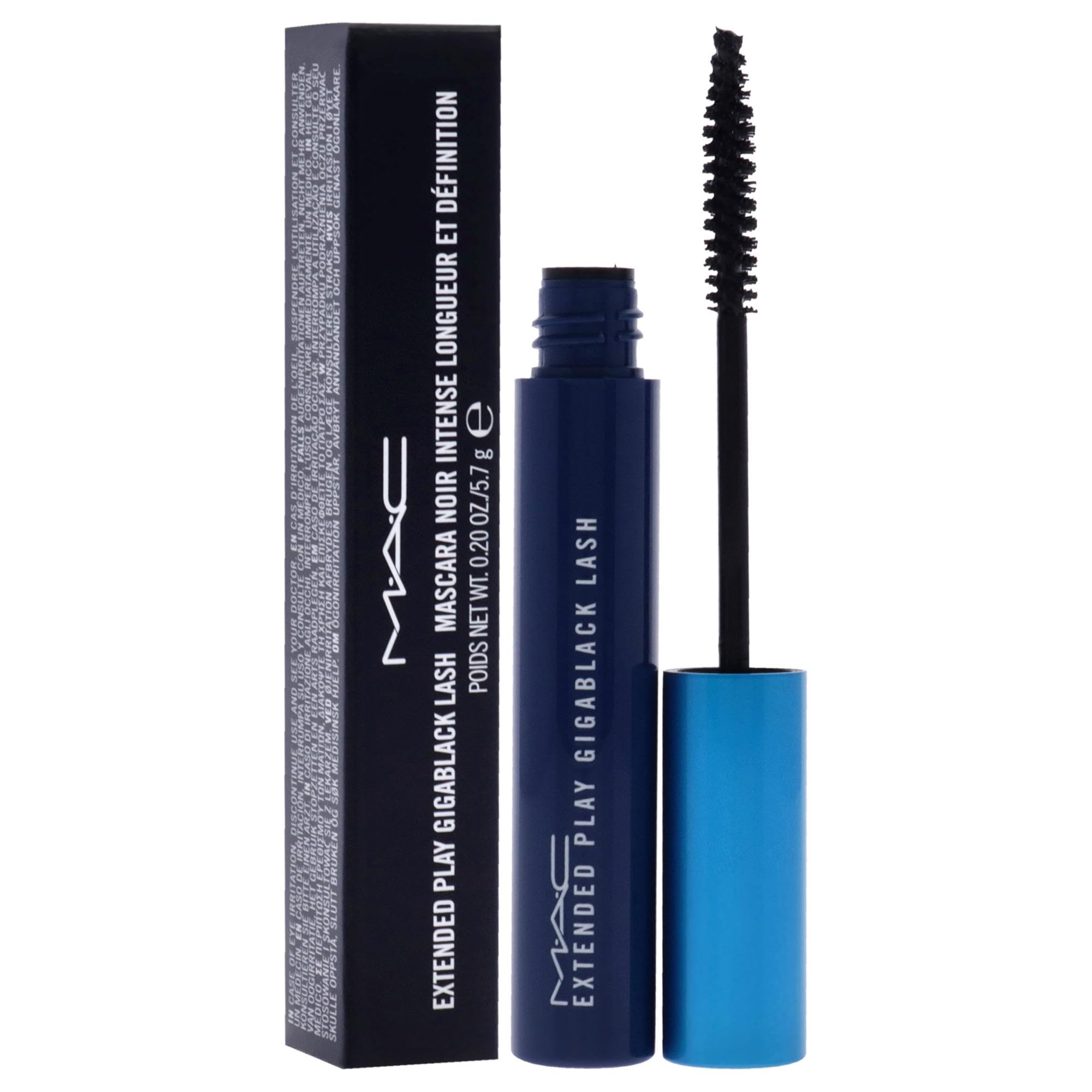 MAC Extended Play Gigablack Lash Mascara - Lifting, Defining, Long-Lasting, Smudge-Proof | Black | 5.7g 3