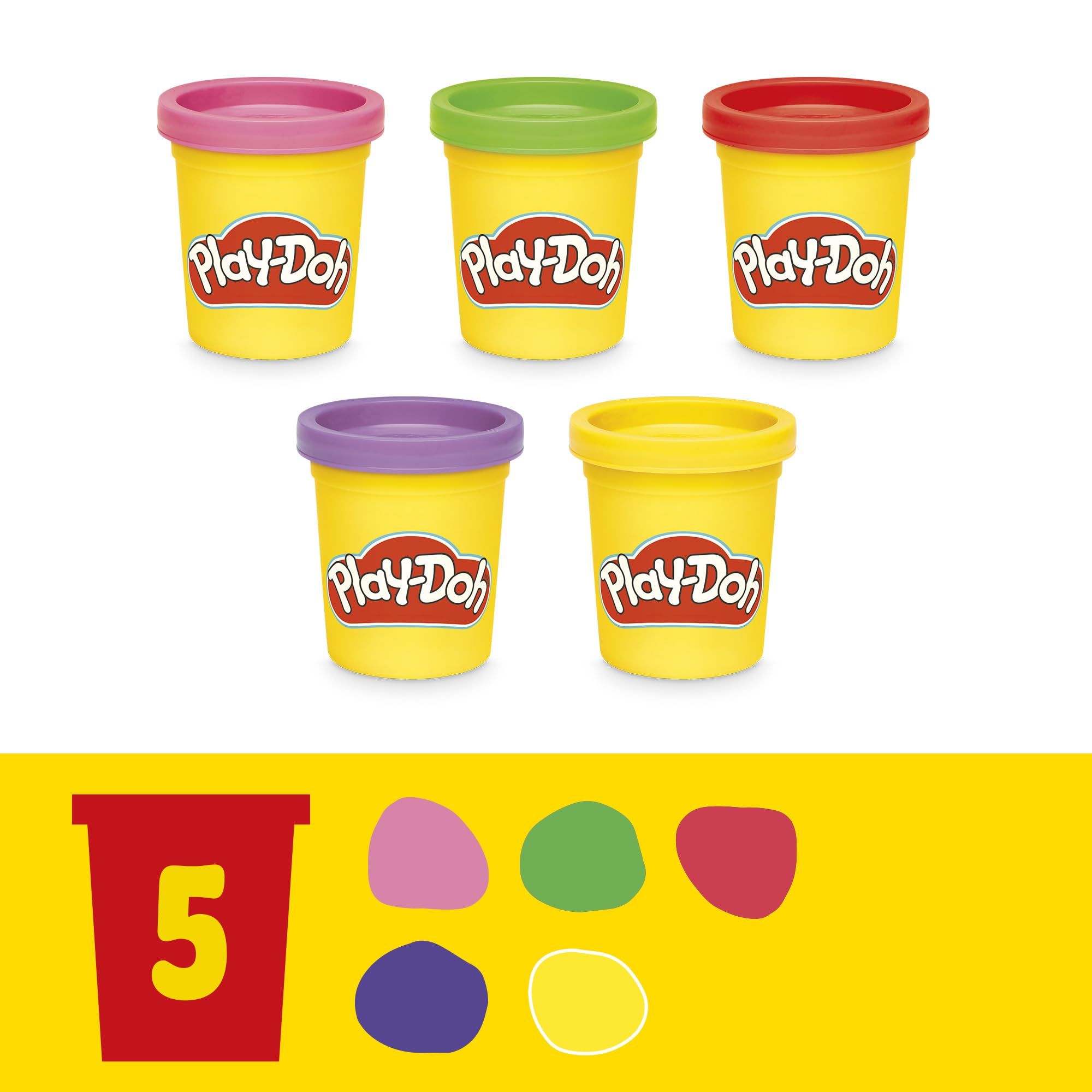 Play-Doh Light & Look Microscope Playset with 5 Tubs, Science Toy for Kids 3+ 6
