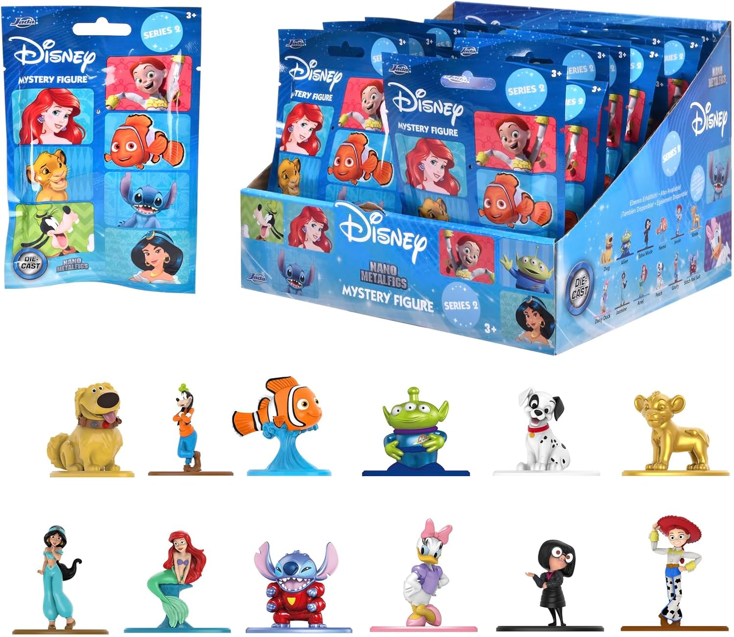 Jada Disney Nano Metal Collectible Figure - 1:65 Scale Die-Cast Character 1