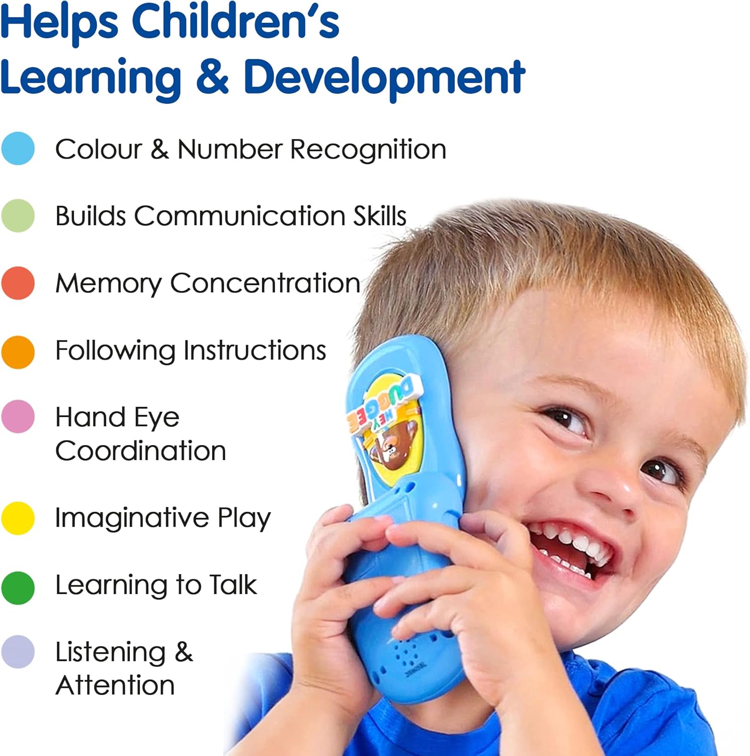 Hey Duggee Flip & Learn Toy Phone - Interactive Learning for Toddlers 18M+ 5