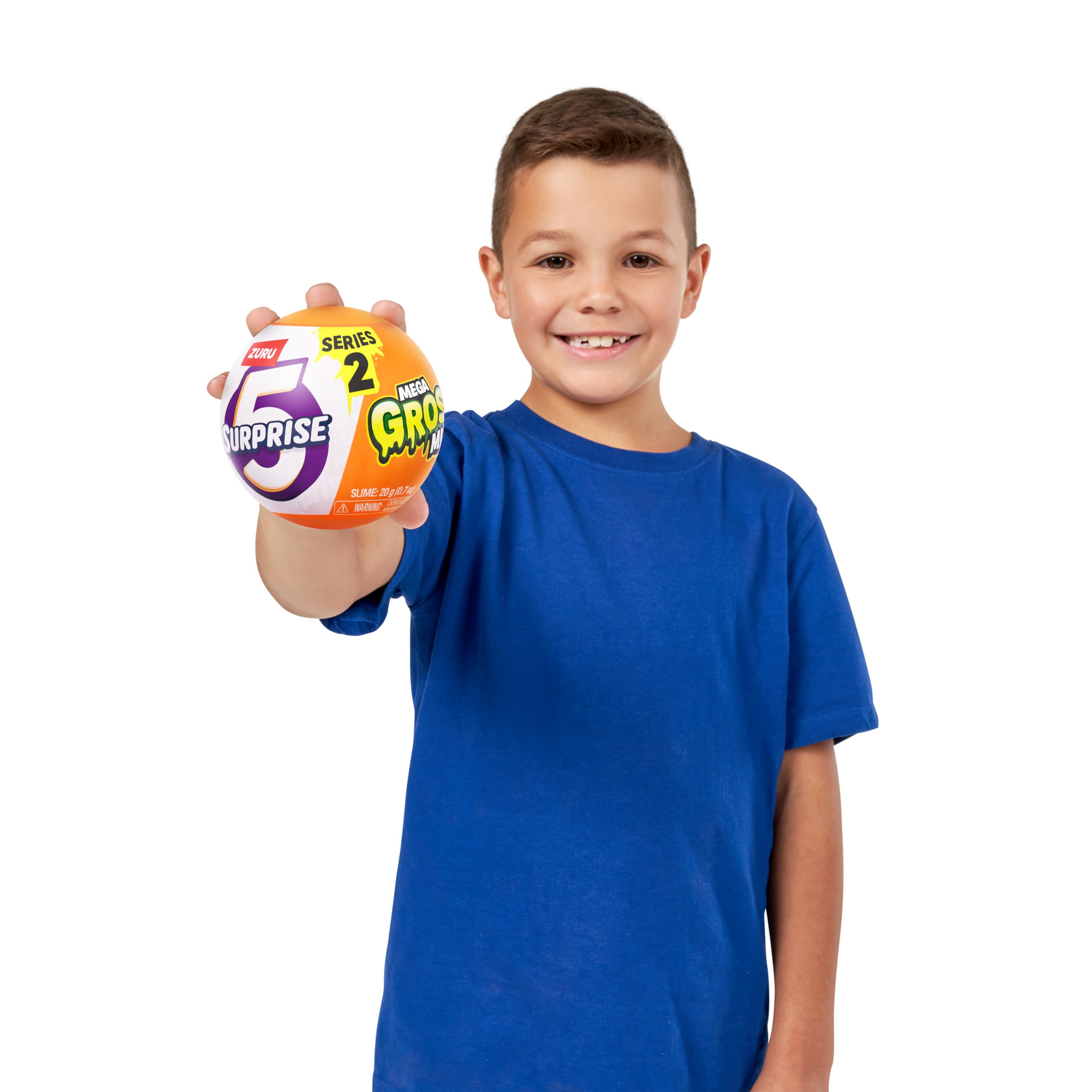 5 Surprise Mega Gross Minis Series 2 - Mystery Collectible Capsule with Slime, Stickers & Rare Figures 2