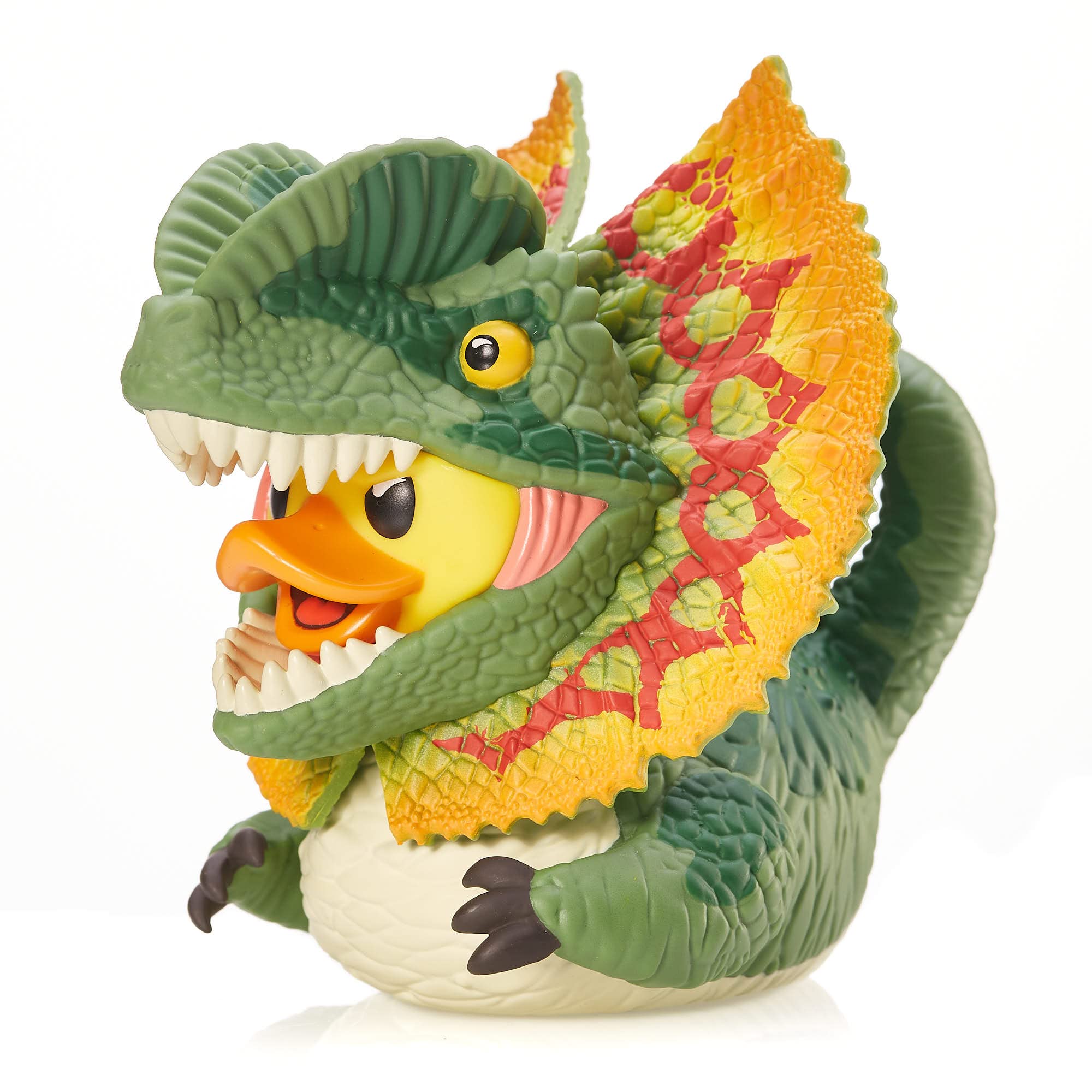 TUBBZ Boxed Edition: Jurassic World Rebirth - Dilophosaurus Rubber Duck Vinyl Figure