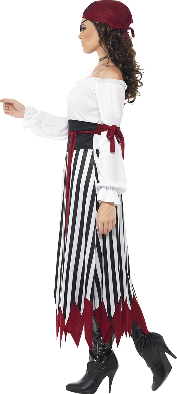 Smiffys Pirate Lady Costume - Adult Women Size 8-10 (20803S)