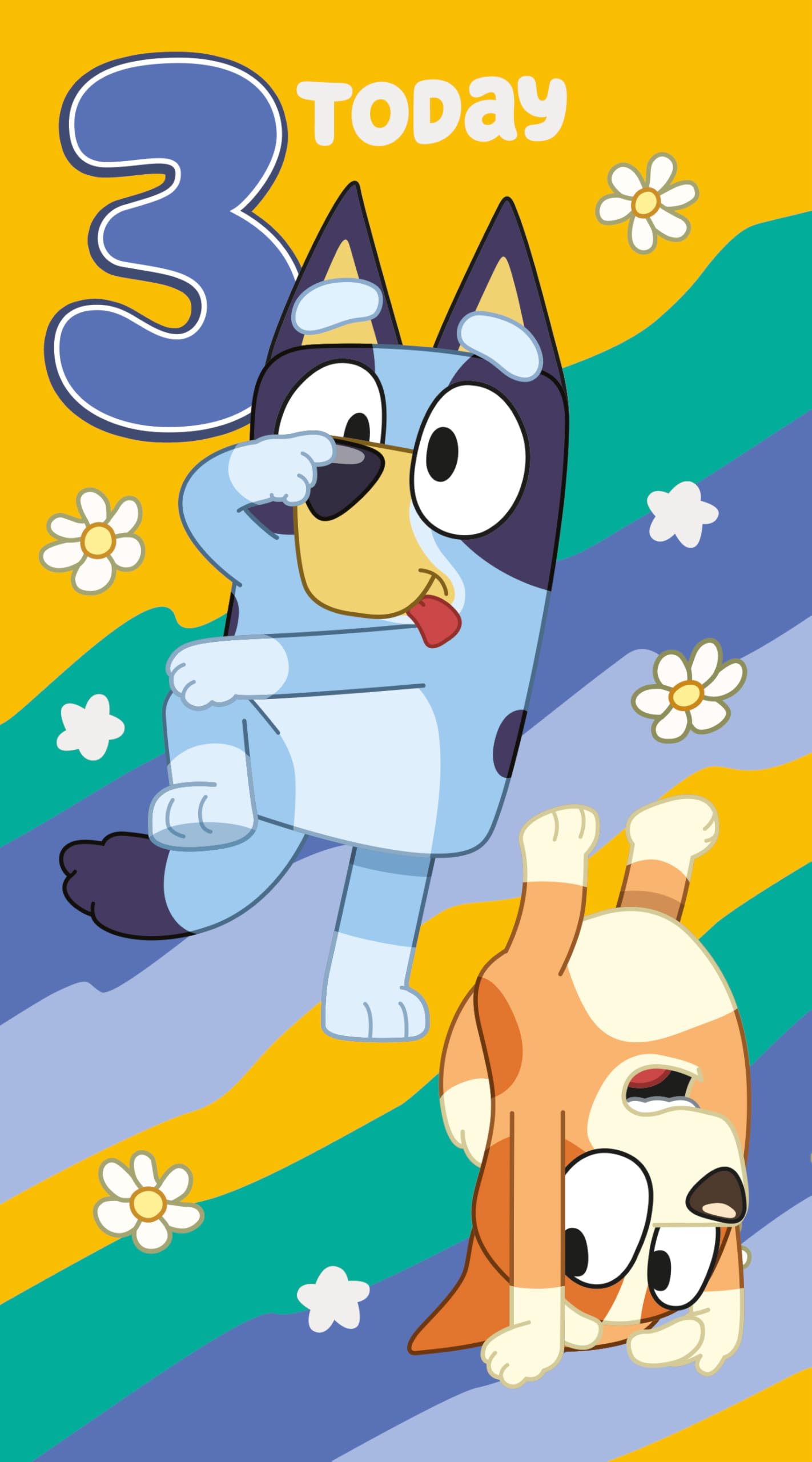Bluey Birthday Card with Stickers - Interactive Greeting for Kids Age 3 1