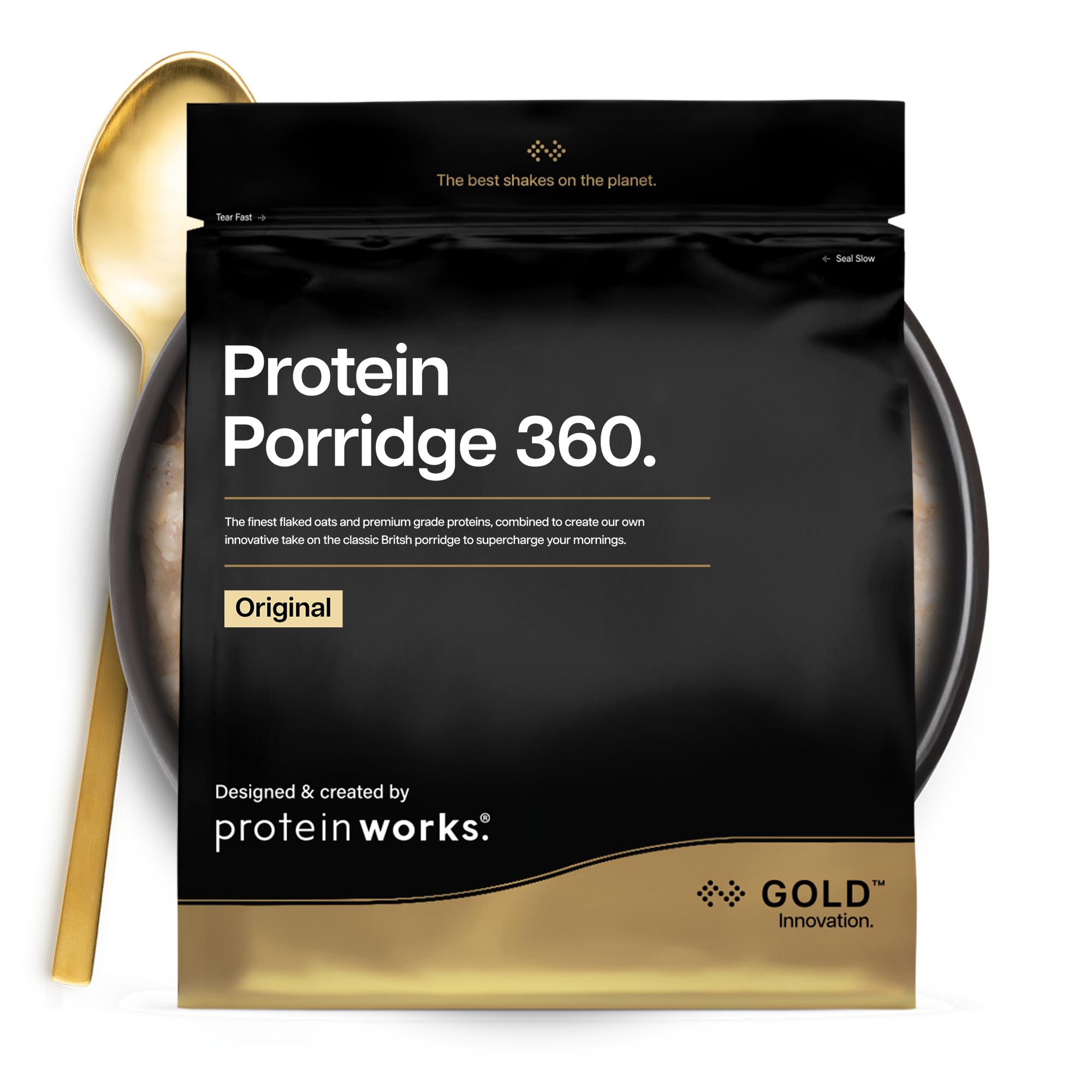 Protein Works Protein Porridge 360 - GOLD Original | 1 kg | High Protein | Low Sugar | Adult 1