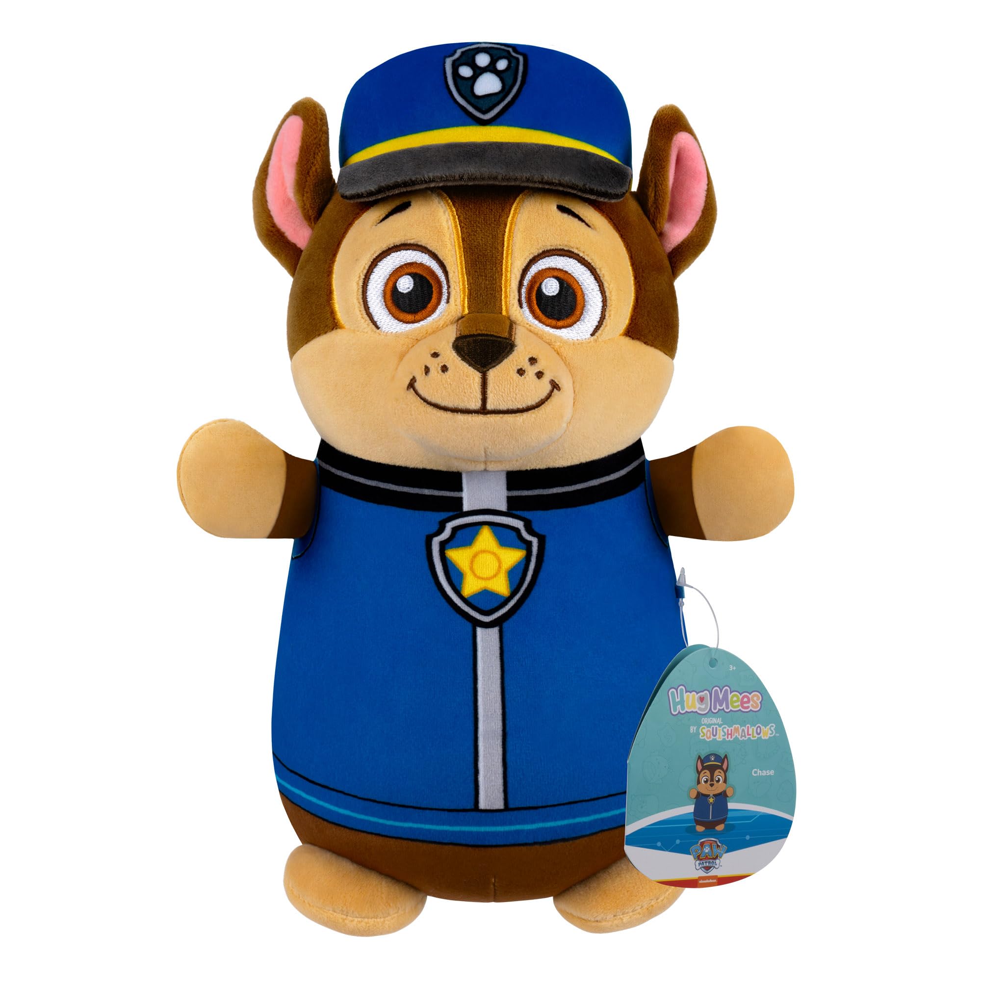 Squishmallows Chase HugMees 10-Inch Plush - Paw Patrol Cuddle Buddy 5