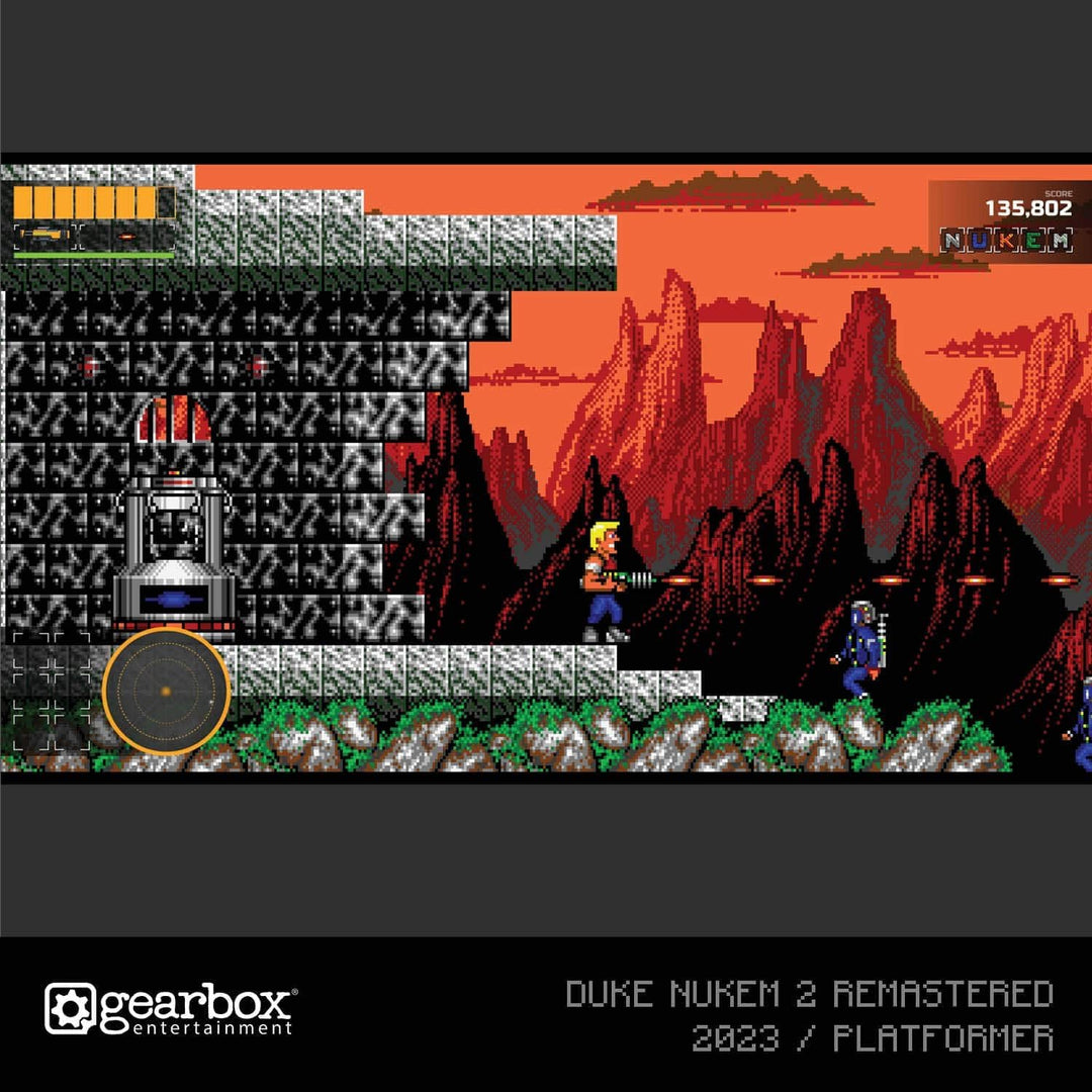 Duke Nukem Collection 1 - Evercade Blaze Red Cartridge