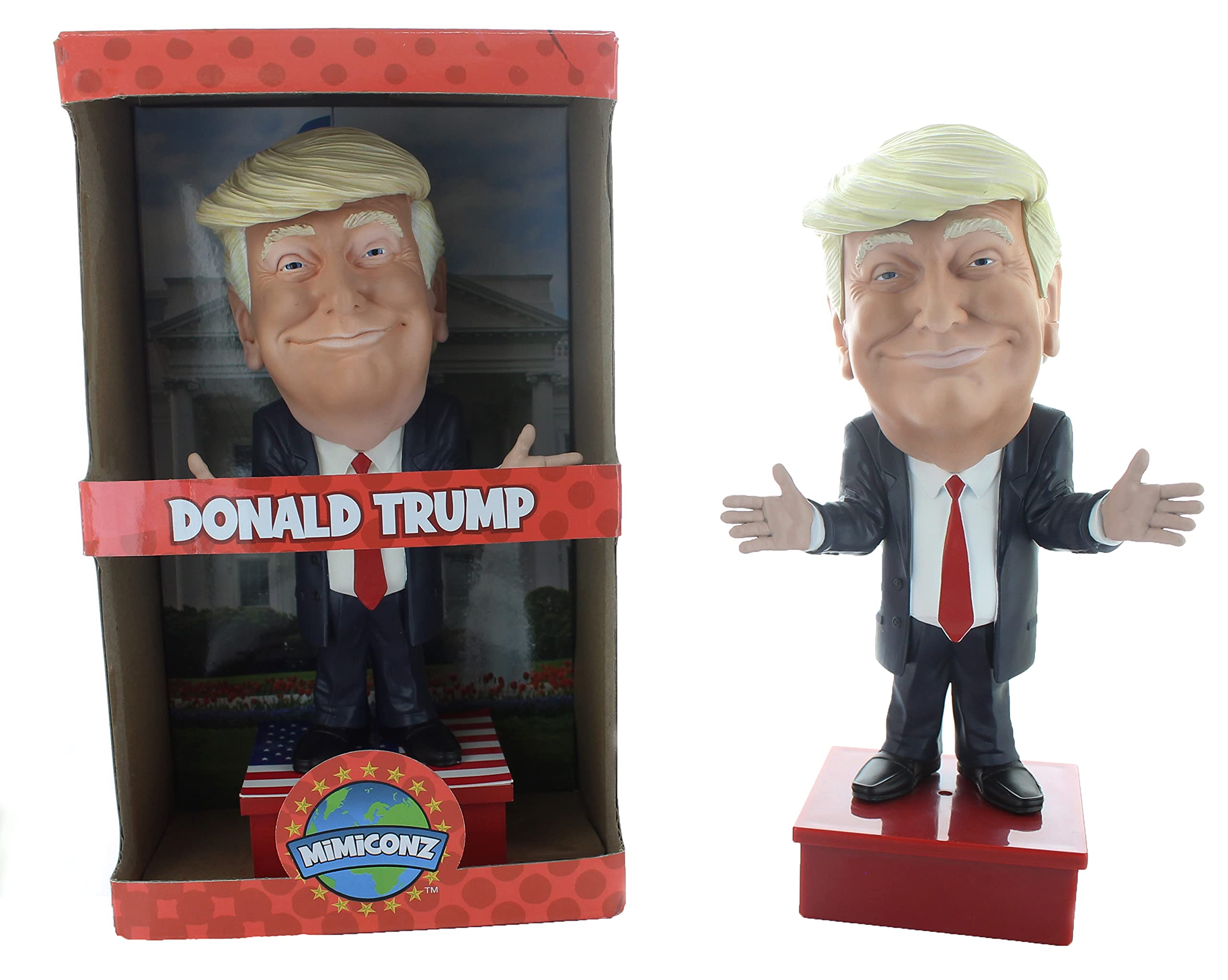 Mimiconz Donald Trump World Leaders Chibi Figure - 20cm Hand-Painted PVC Miniature 3