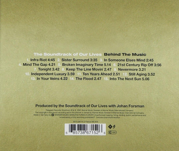 The Soundtrack of Our Lives - Behind The Music [Audio CD] [Audio CD]