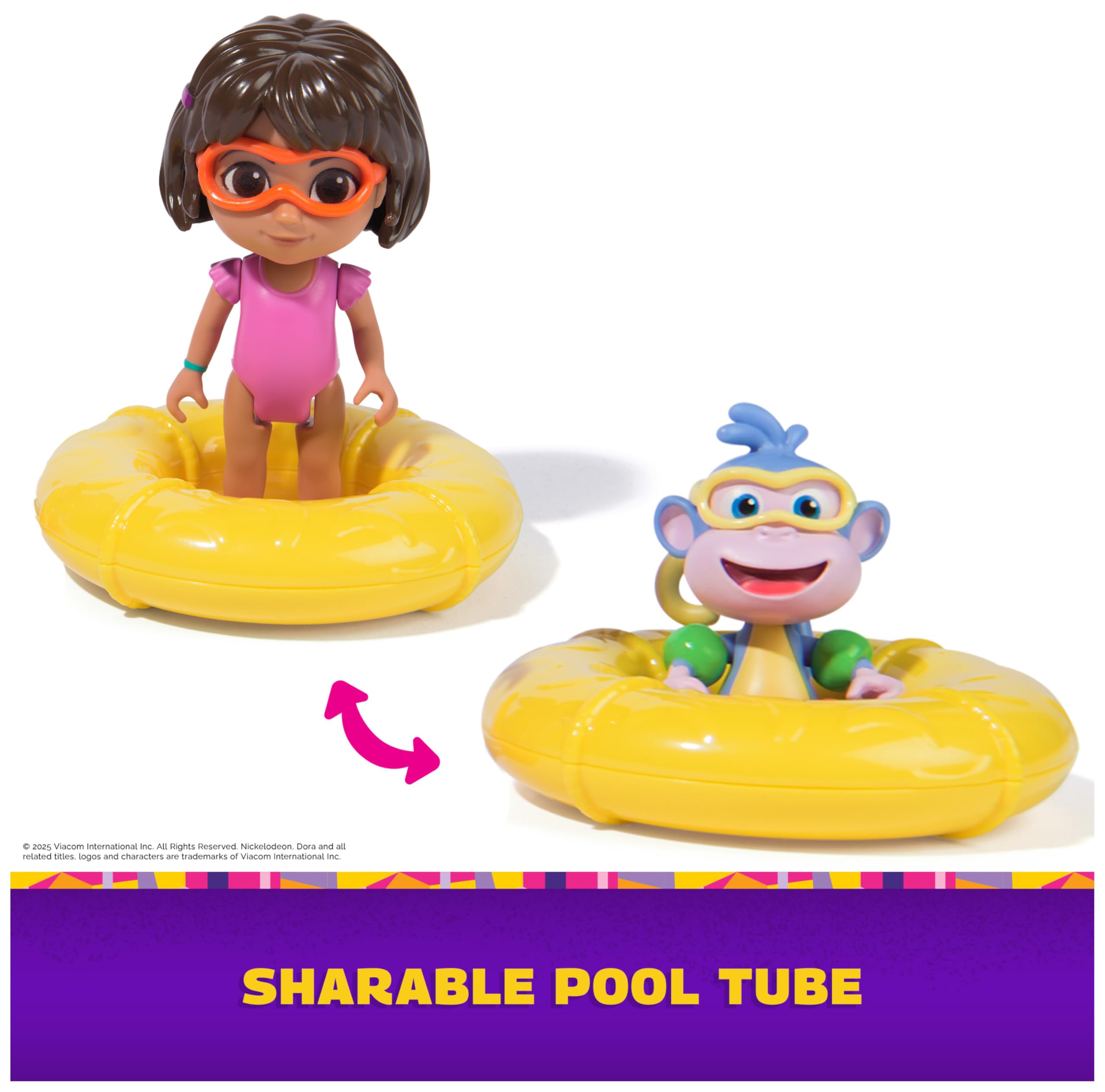 Dora the Explorer Splash-Splash Adventure Pack - Swim-Ready Figures & Pool Accessories 7