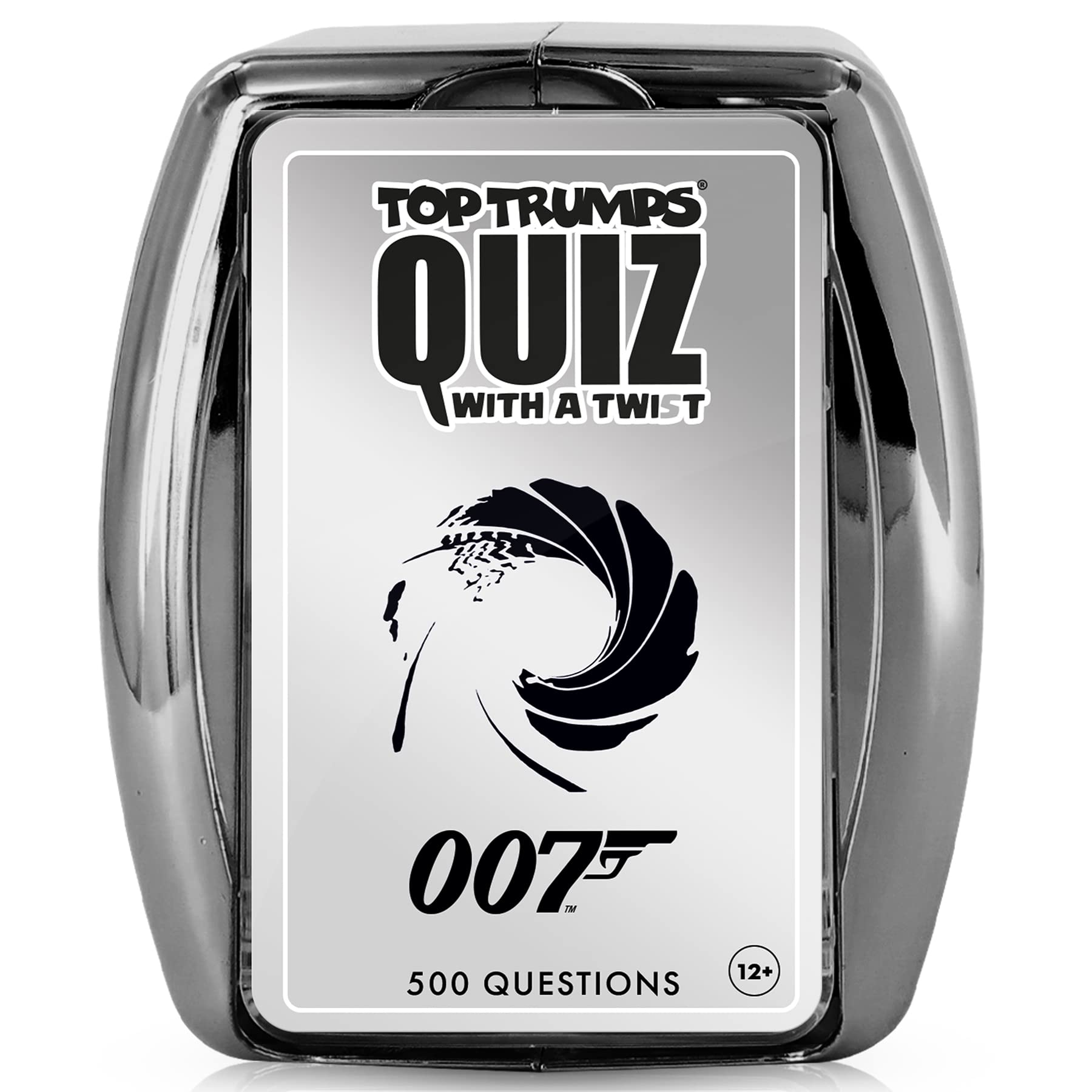Top Trumps James Bond Quiz Game | 500 Questions | Portable Plastic Case 1