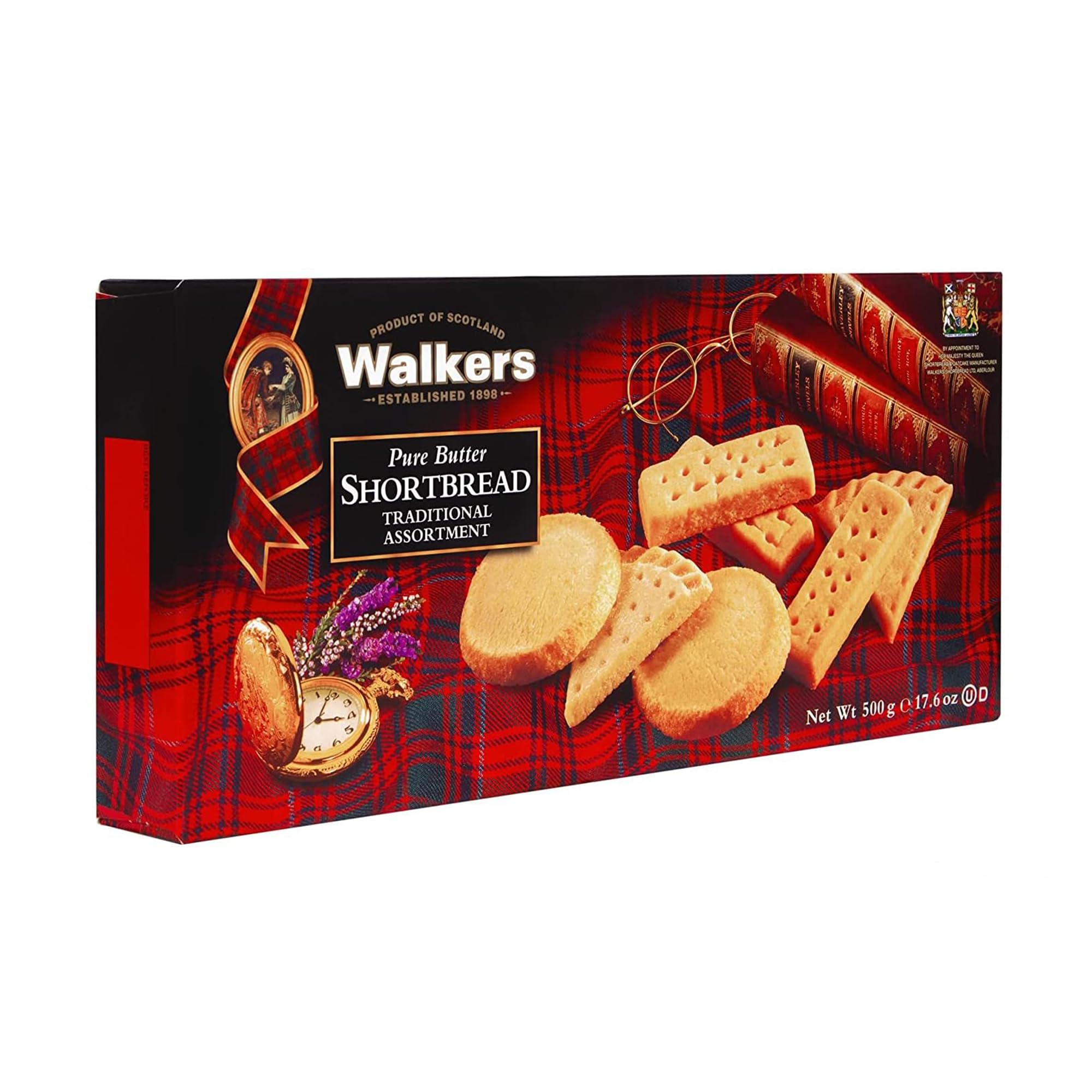 Walker's Shortbread Assortment - Traditional Pure Butter Scottish Recipe | 500g