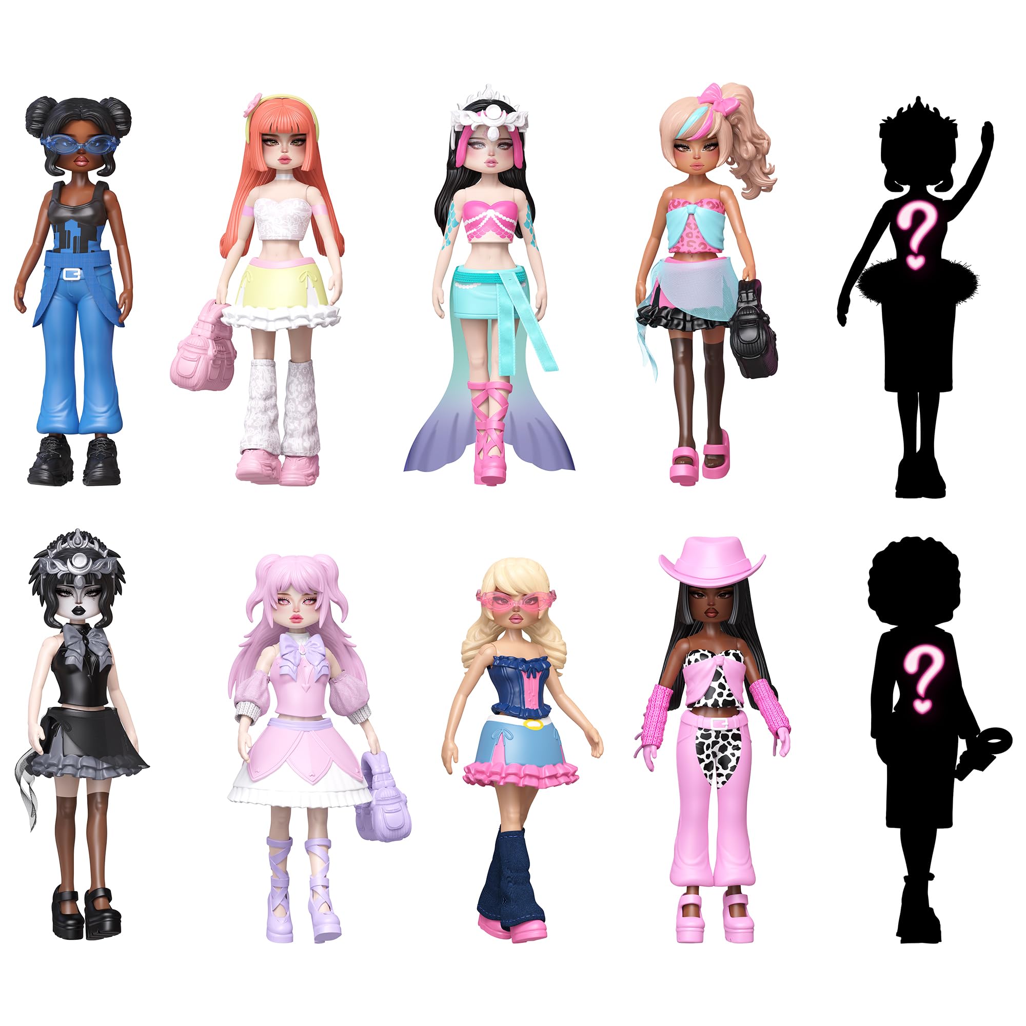 Dress To Impress Mystery Models Series 2 - Collectible Posable Dolls with Display Capsule & DLC Code 14