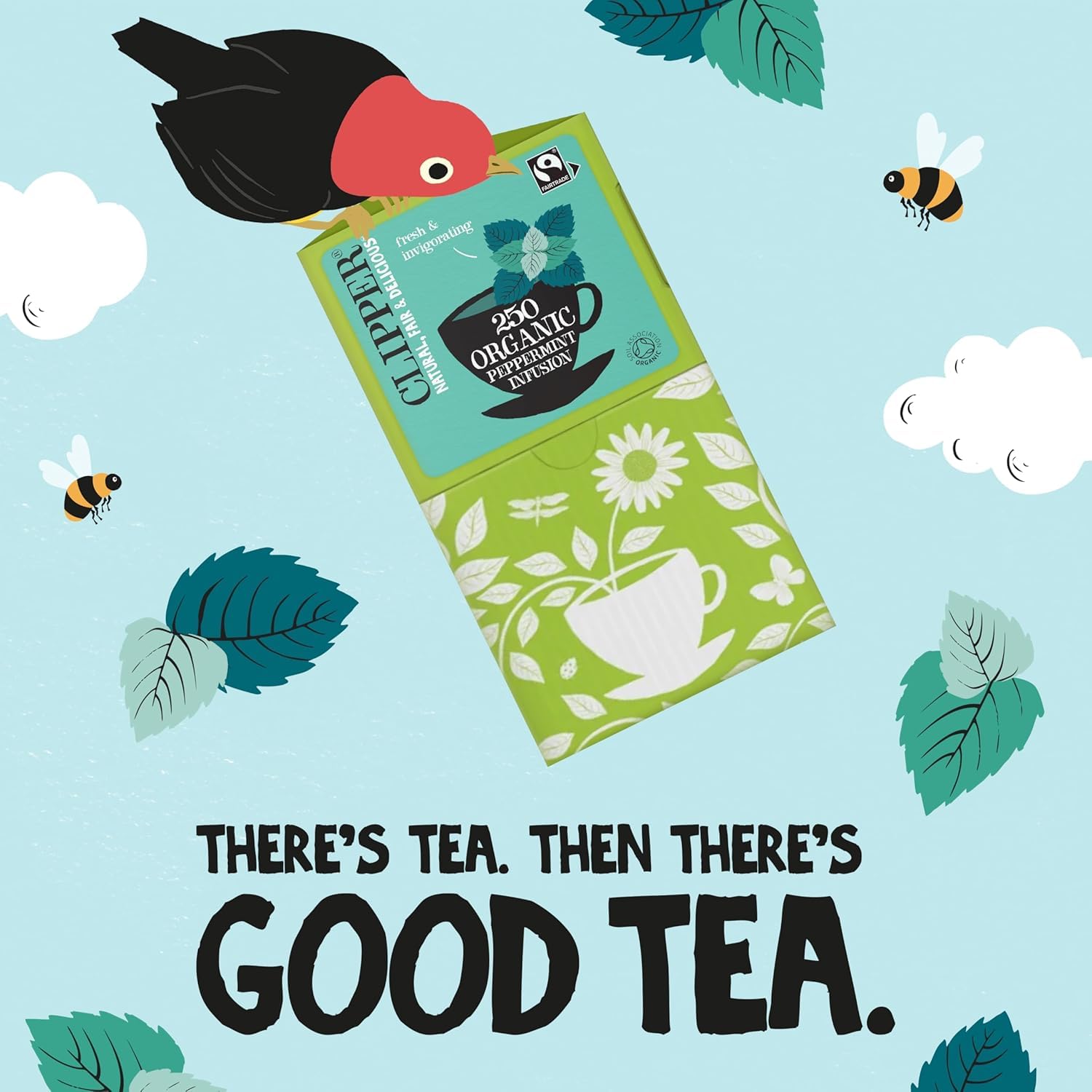 Clipper - Organic Peppermint Tea Bags | 250 Individually Wrapped Fairtrade Herbal Infusion 4