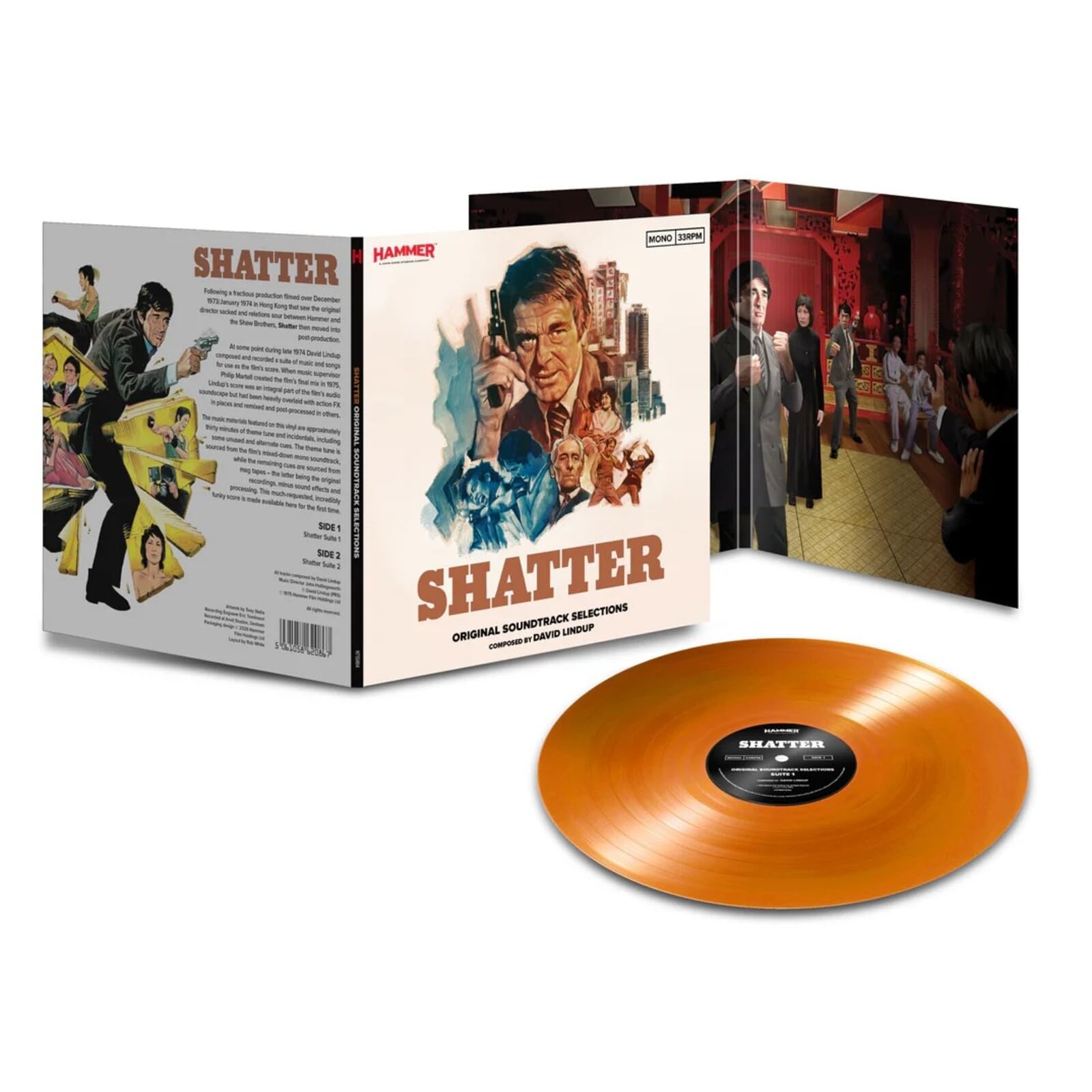 David Lindup - Shatter: Original Film Soundtrack [Limited Collector's Edition Orange Vinyl]