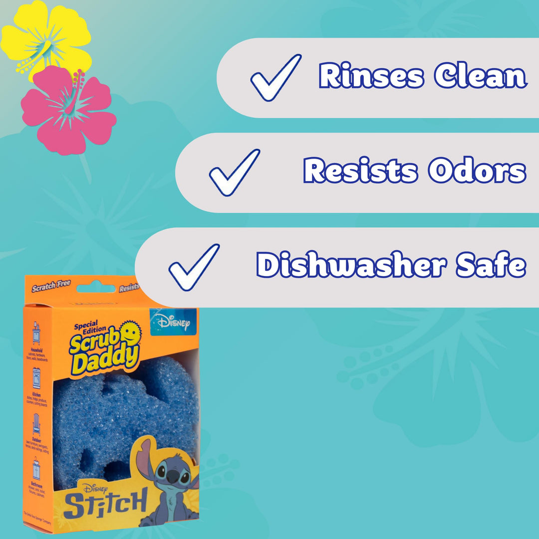 Scrub Daddy - Disney Stitch FlexTexture Dish Sponge