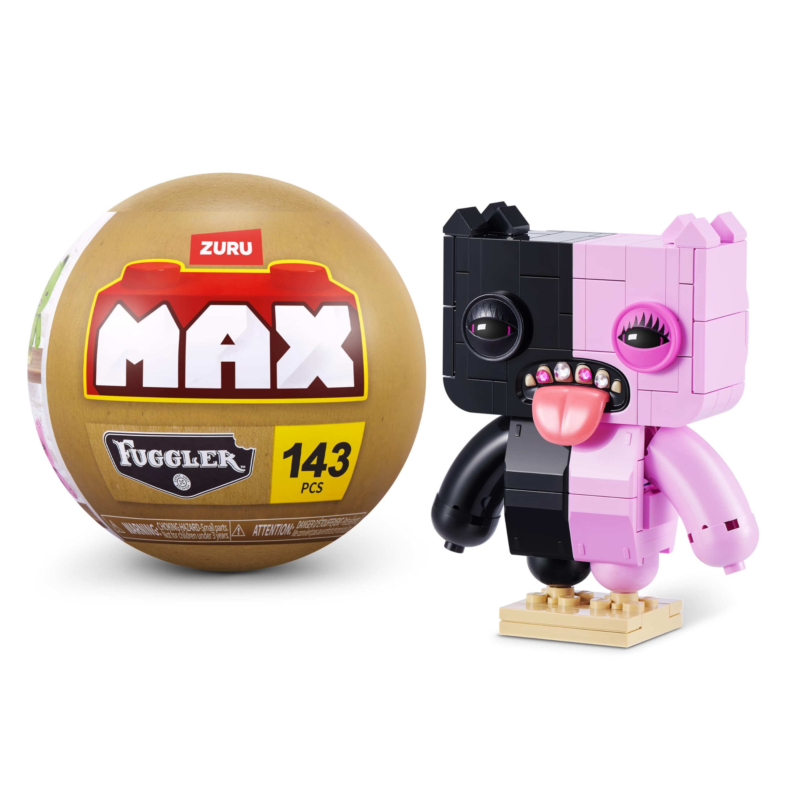 Max Build More Fuggler Baddies Collection Building Set - Build 1 of 4 Monster Characters | Ages 8+ | 186 Pieces 1