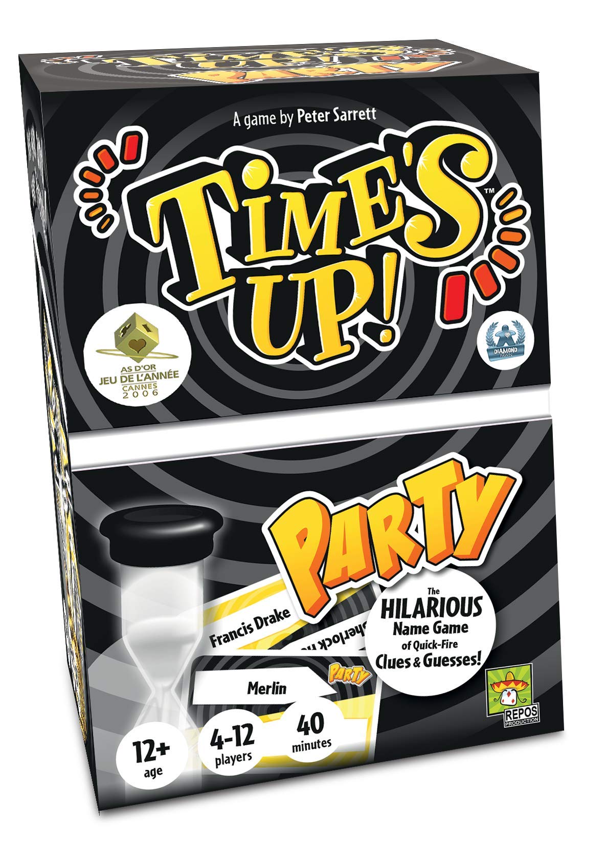 Repos ASMTUP1EN02 Time's Up Party (UK Edition) Card Game 1