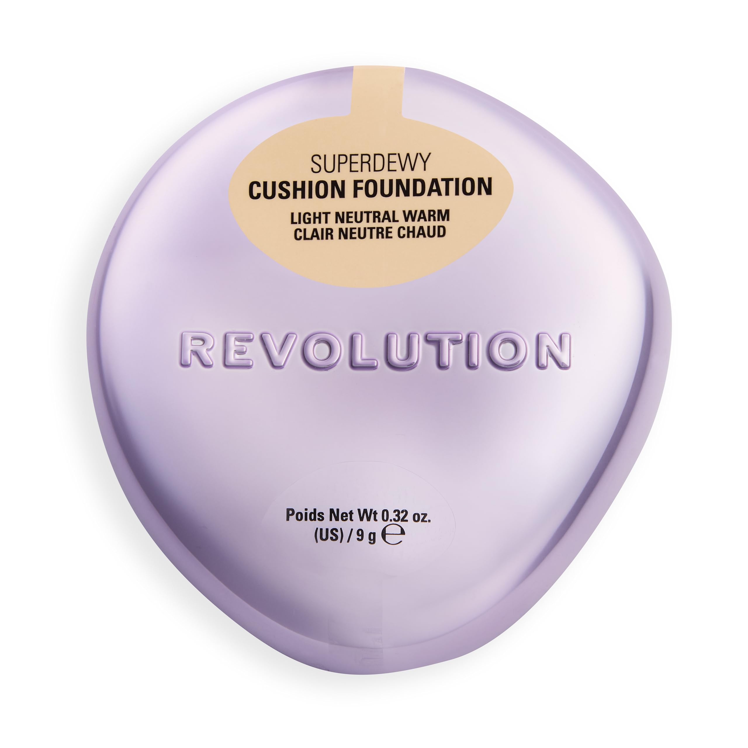 Revolution Beauty London Superdewy Cushion Foundation - Buildable Coverage | Hydrating | Light Neutral Warm 1
